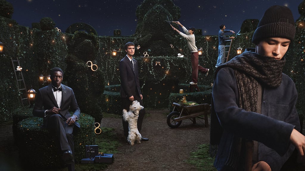 dior homme 19ss ランウェイ着用レザーアーガイルニット ブラック Dior