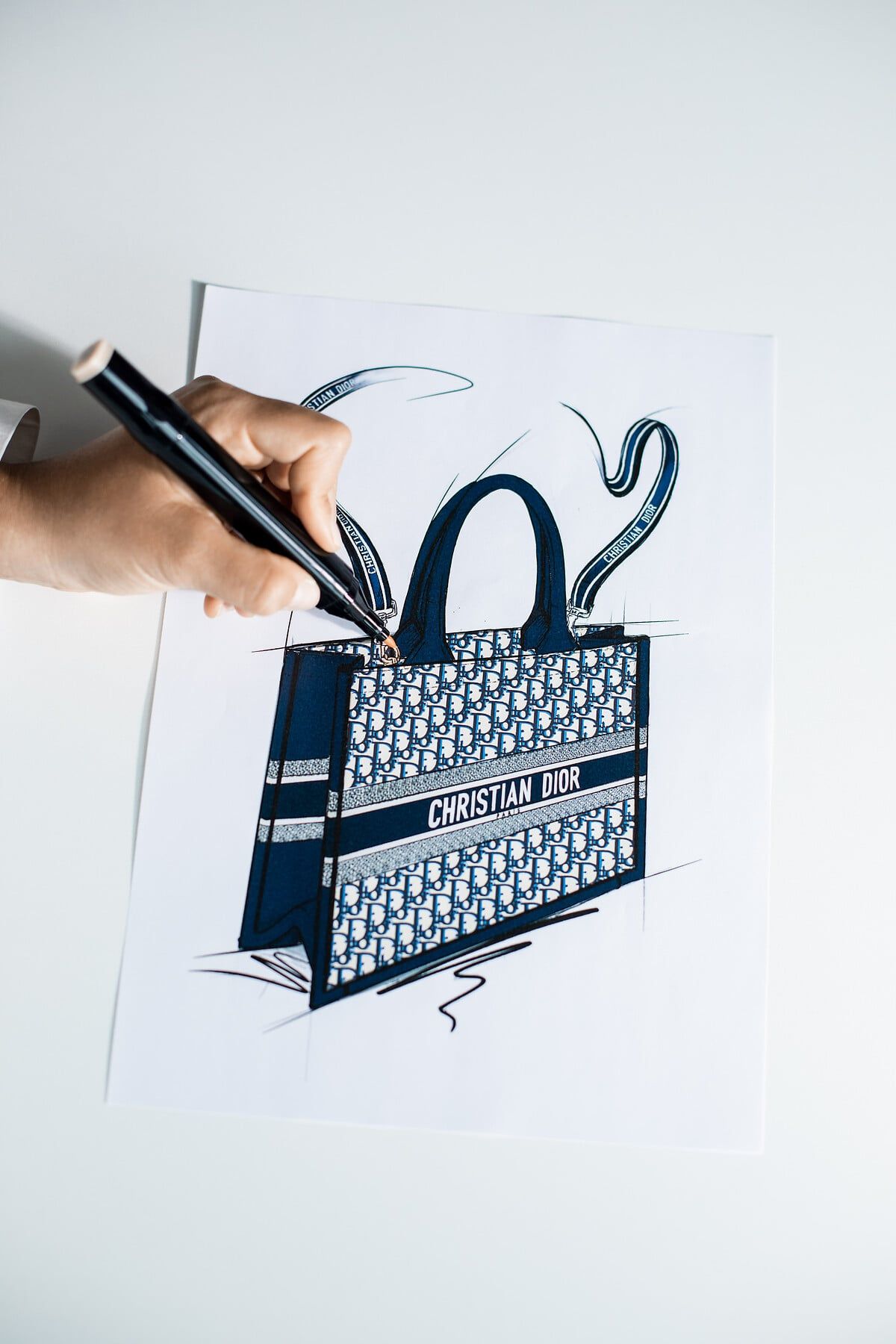 ら*送様 Christian Dior Christian Dior 2019 Limited Edition Black Lady Dior with Copper