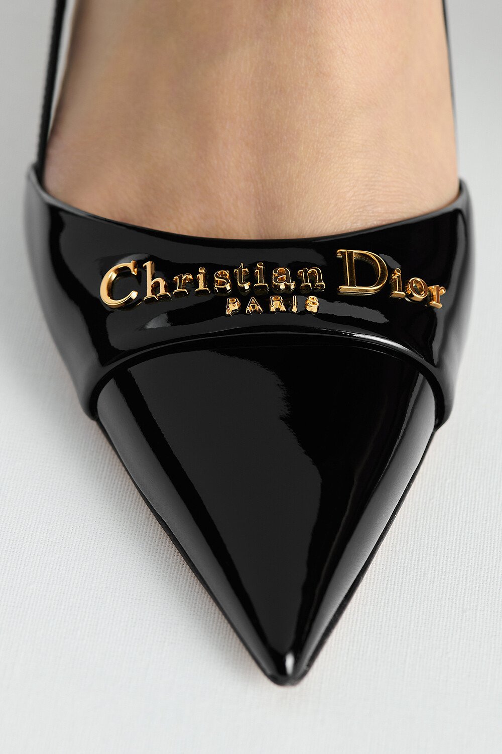 My Dior Slingback Pump Black Patent Calfskin 