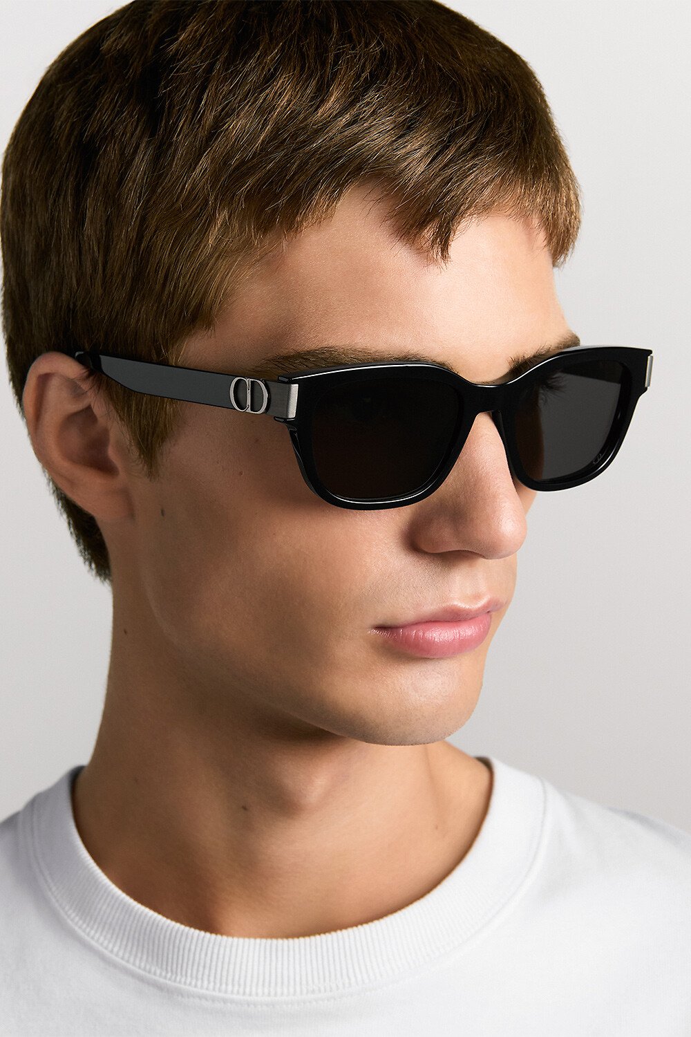 CD Icon S1I Black Square Sunglasses 
