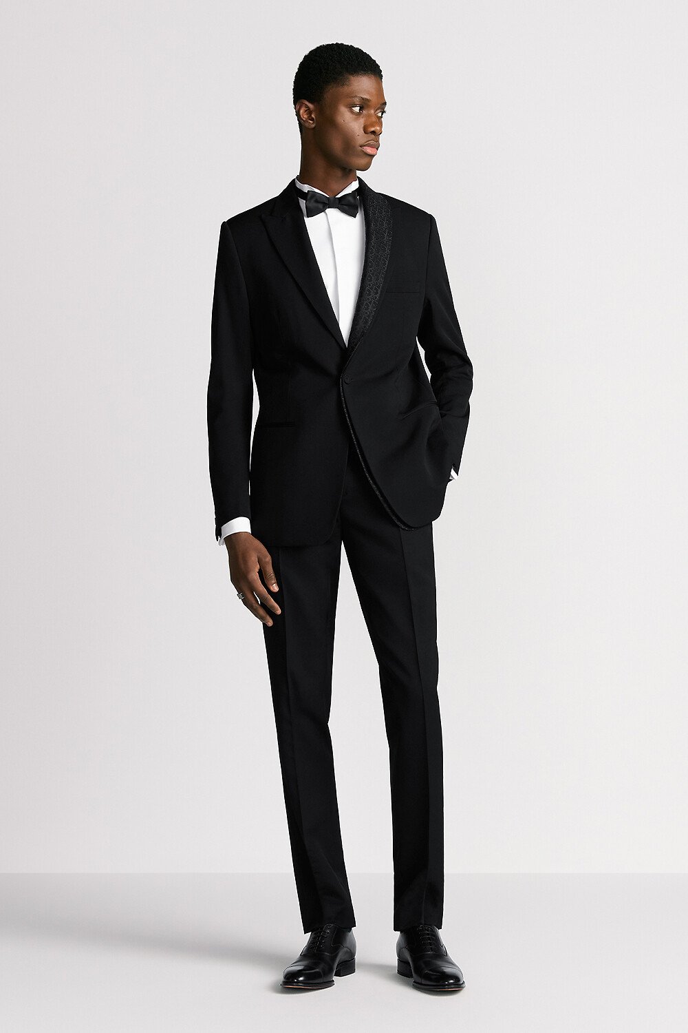 Pants with Dior Oblique Belt Black Virgin Wool Twill 