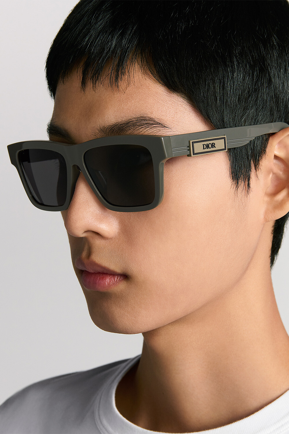 DiorB23 S4F 卡其色方形太陽眼鏡