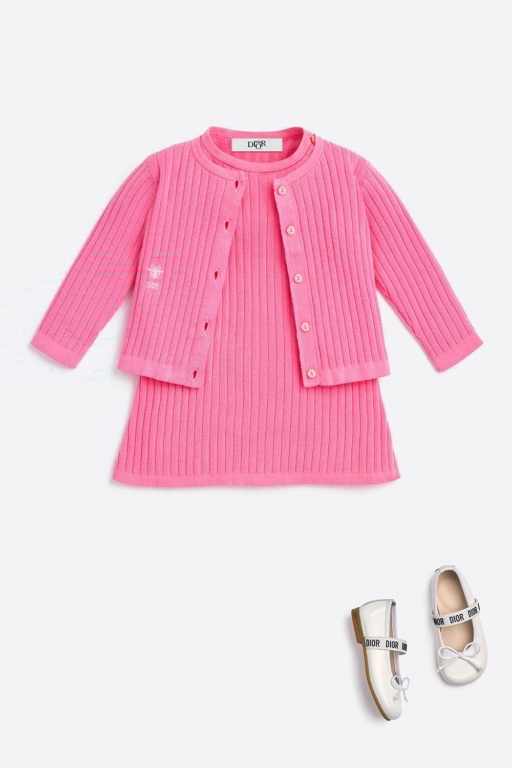 ベビー カーディガン コットンニット 