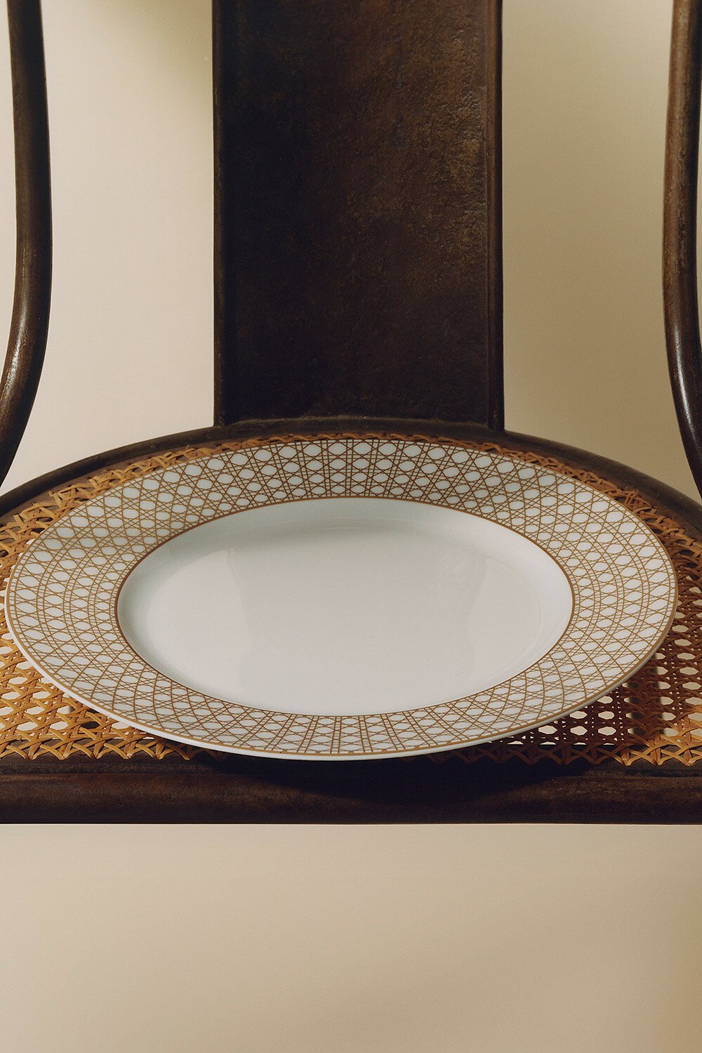Dinner Plate Gold-Tone Cannage Montaigne 