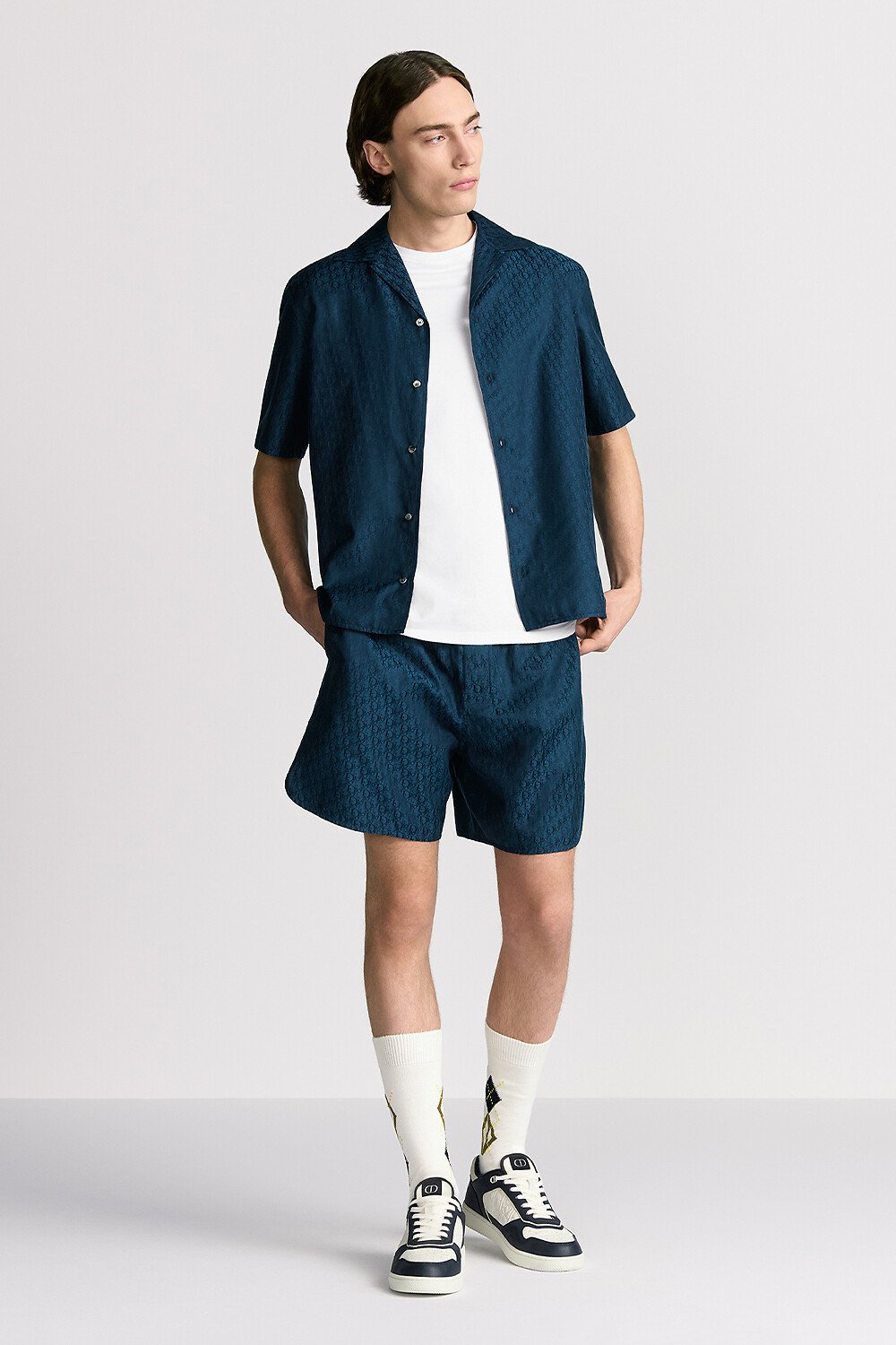 Dior Oblique Short-Sleeved Shirt aria_man_viewcode_e01