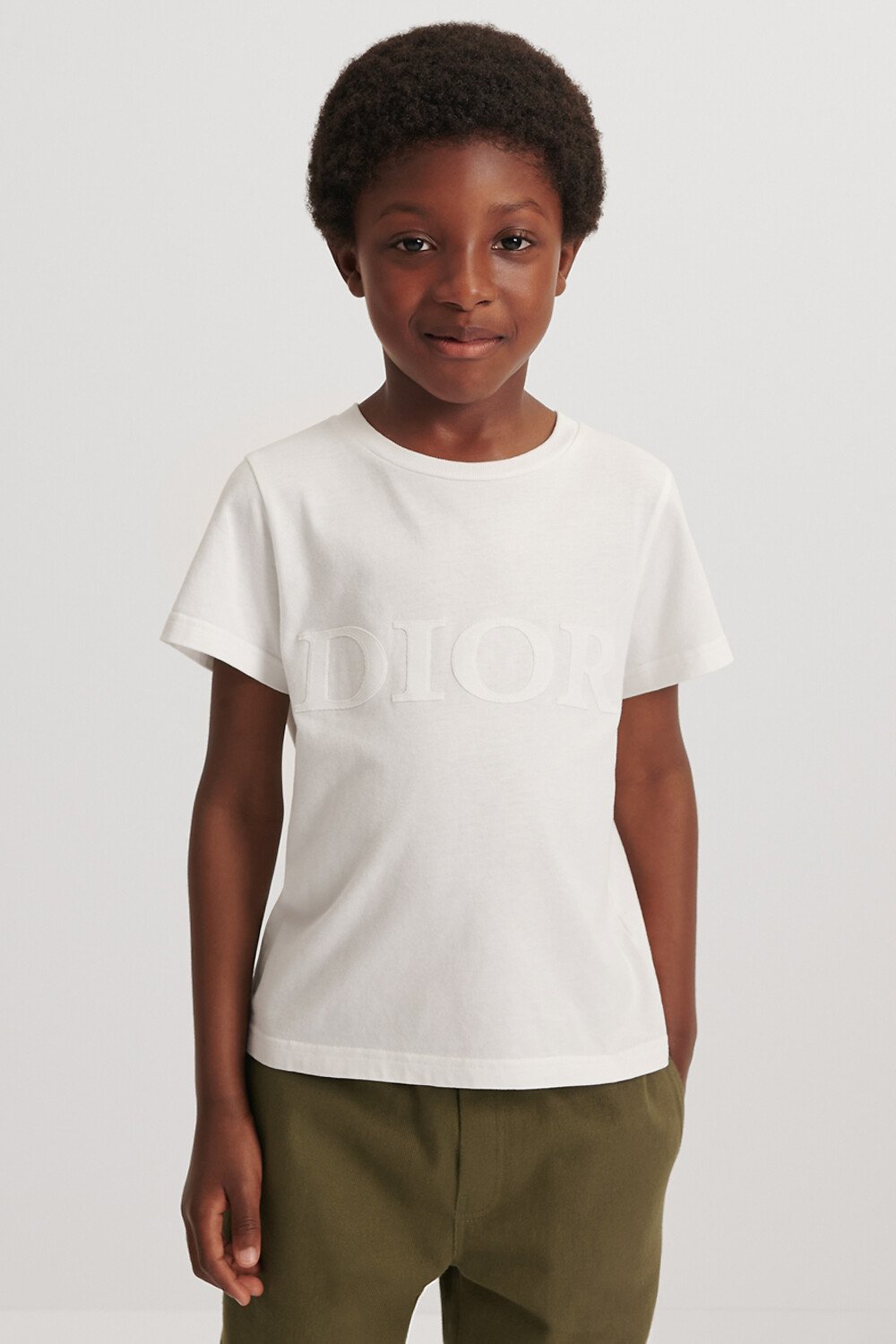 Kids' T-Shirt Ivory Cotton Jersey 