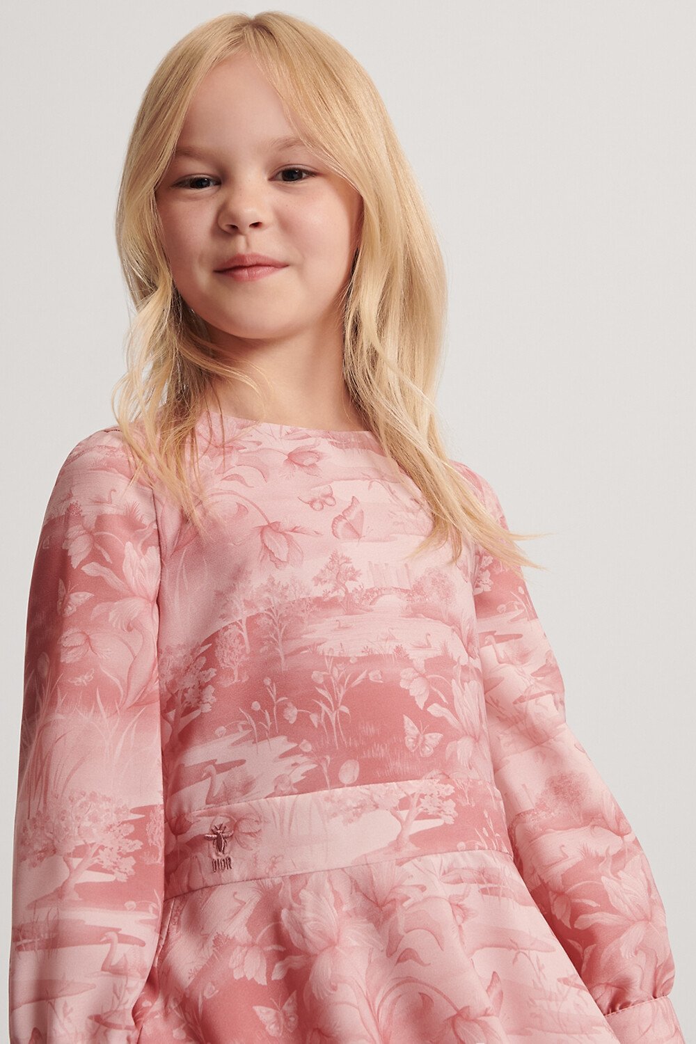Uitlopende jurk voor kinderen aria_frontView