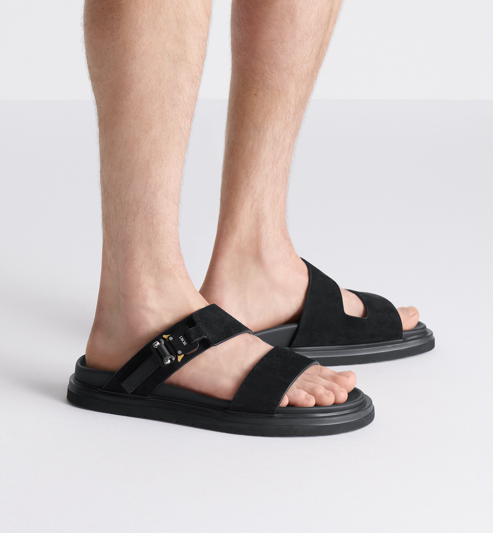 Sandale Dior Aqua Suède noir 