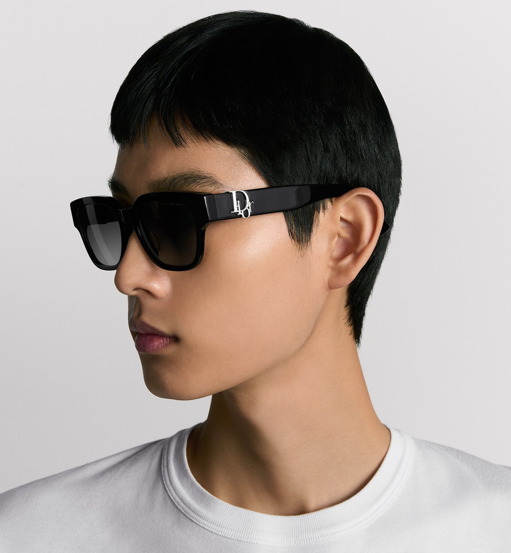 DiorOblique S3F 太阳眼镜 黑色方形镜框 