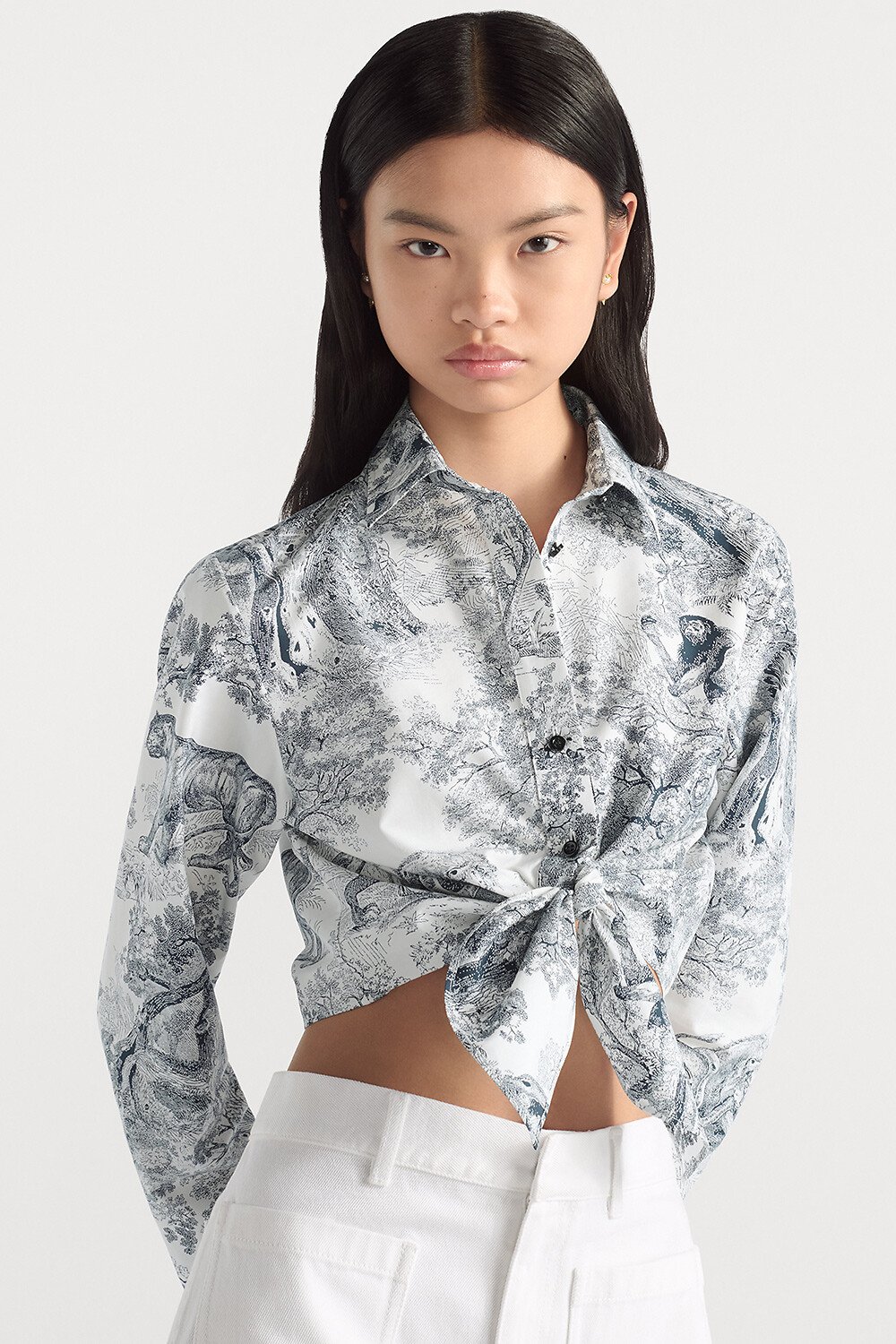 Dioriviera Cropped Tied Blouse aria_woman_viewcode_e01