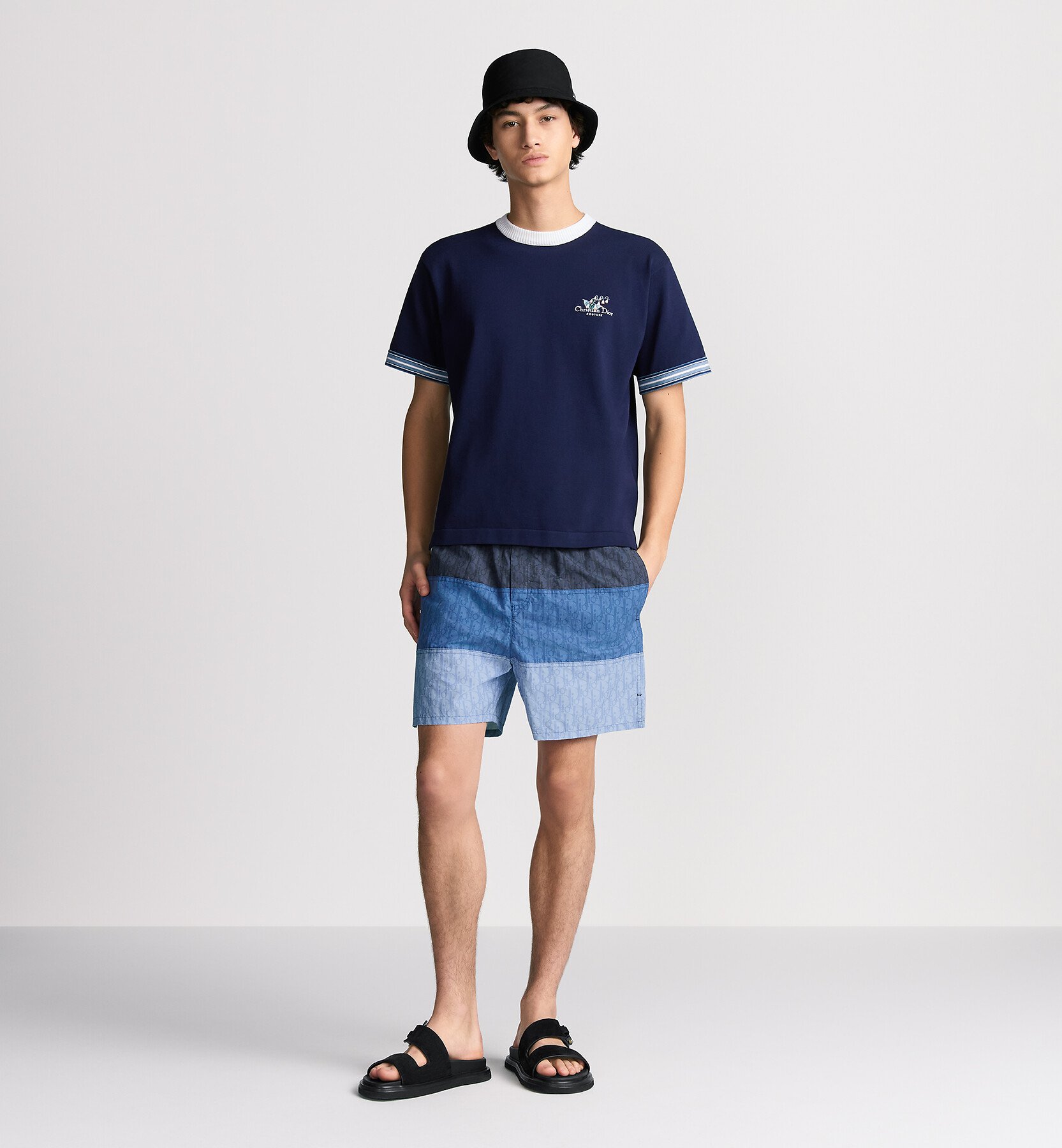 Costume da bagno Dior Oblique aria_man_viewcode_e01