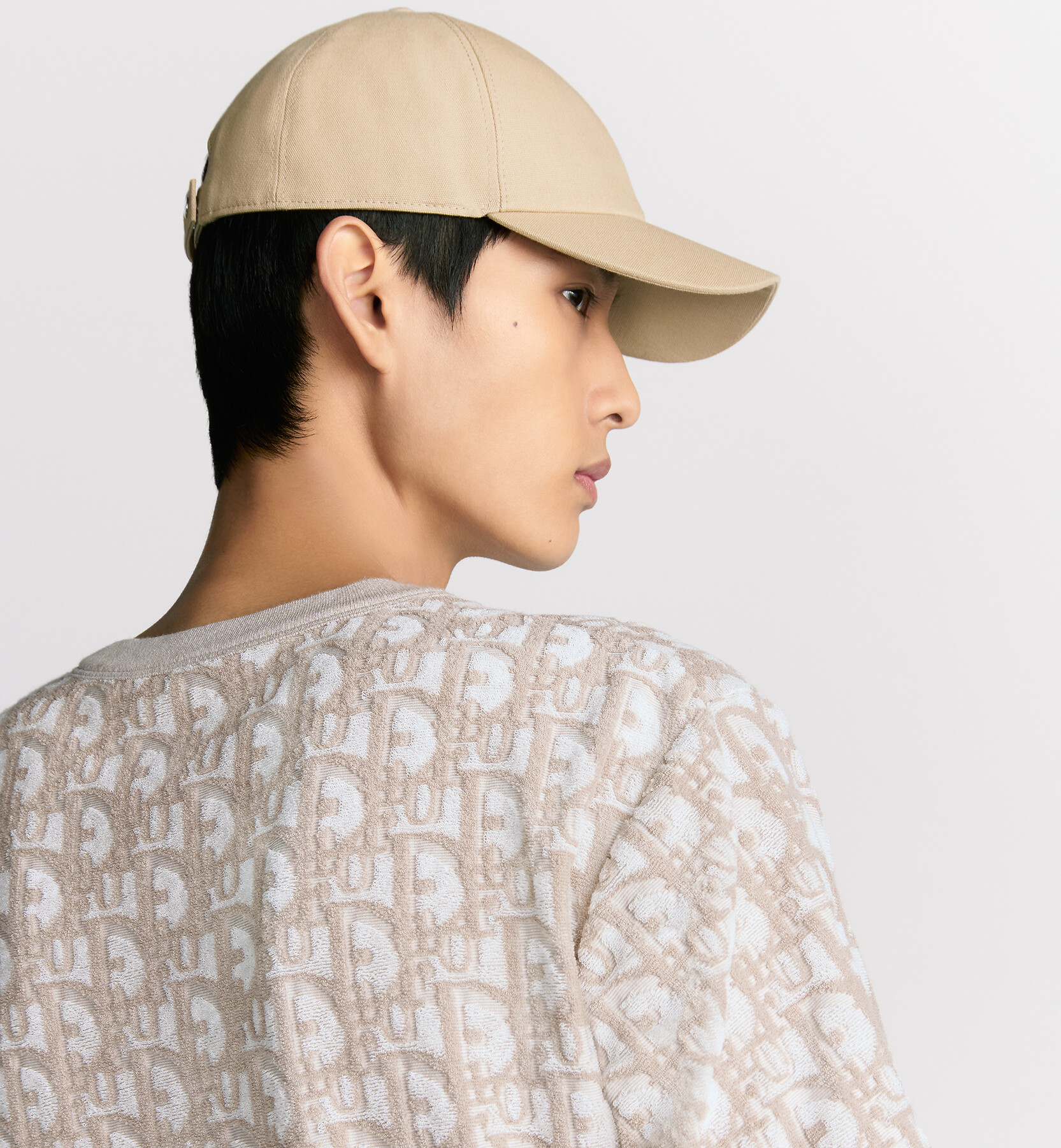 CD Icon 캡 베이지 코튼