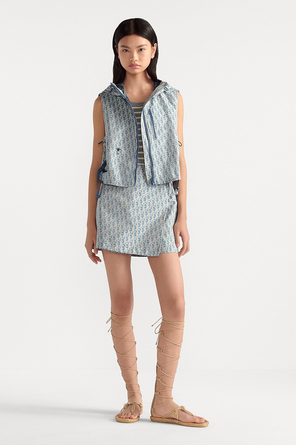 Dioriviera ベスト ディオール オブリーク ジャカード テクニカル タフタ 