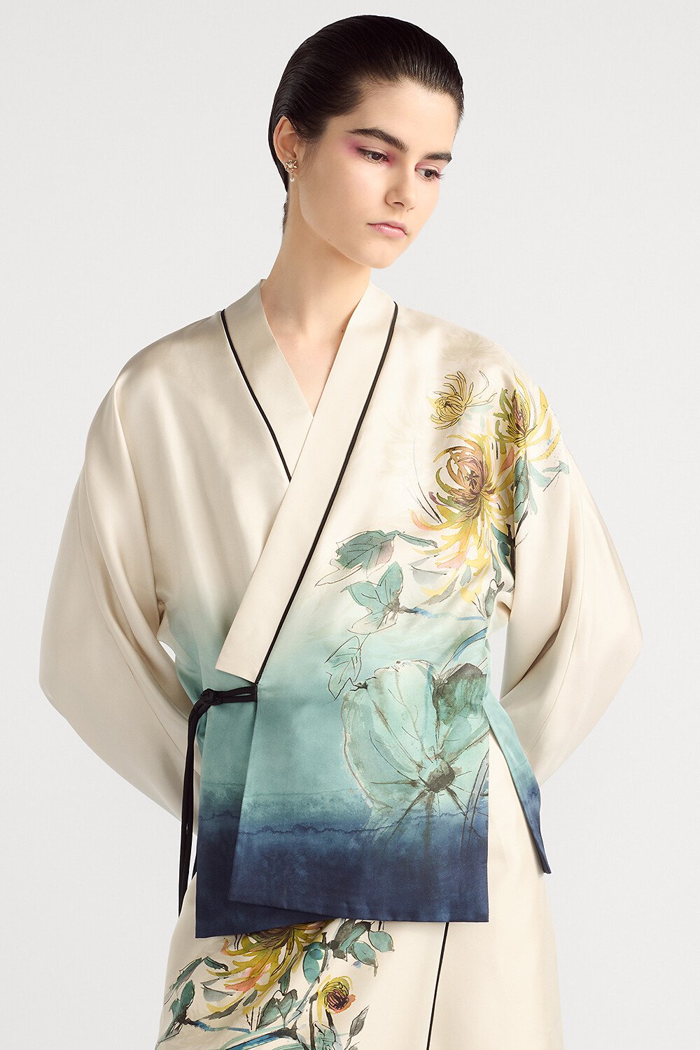 アウターその他 Dior Belted Kimono Jacket BELTED KIMONO JACKET - Dark pink | ZARA United States
