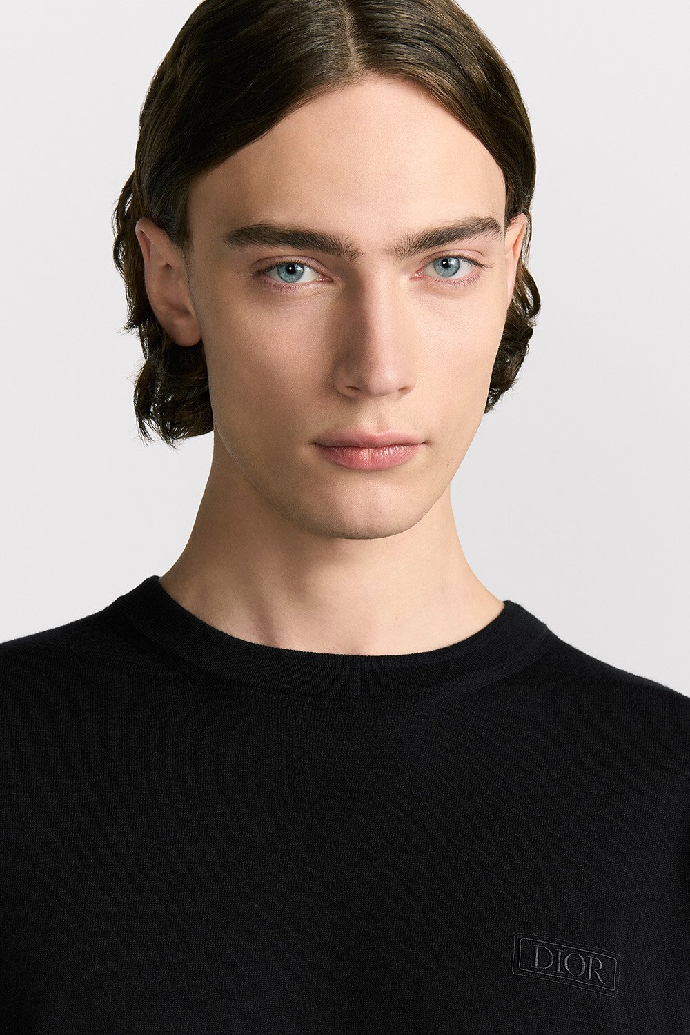 Dior Icons T-Shirt Black Cotton and Silk Jersey 