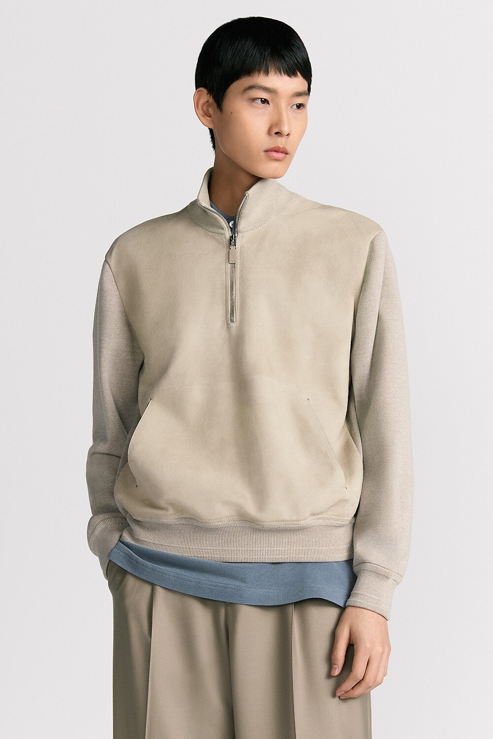 Pull Dior Icons Maille en point Milano de laine vierge beige 