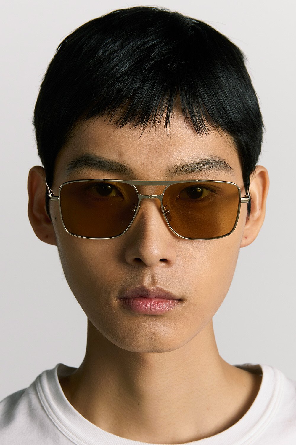 DiorBlackSuit S17U Yellow Navigator Sunglasses 