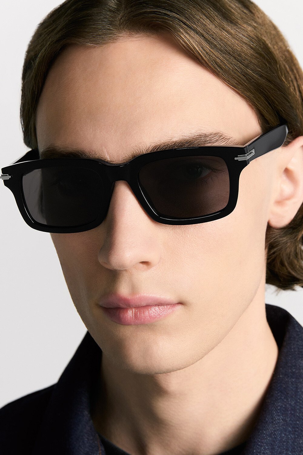 DiorBlackSuit S16I Black Rectangular Sunglasses 