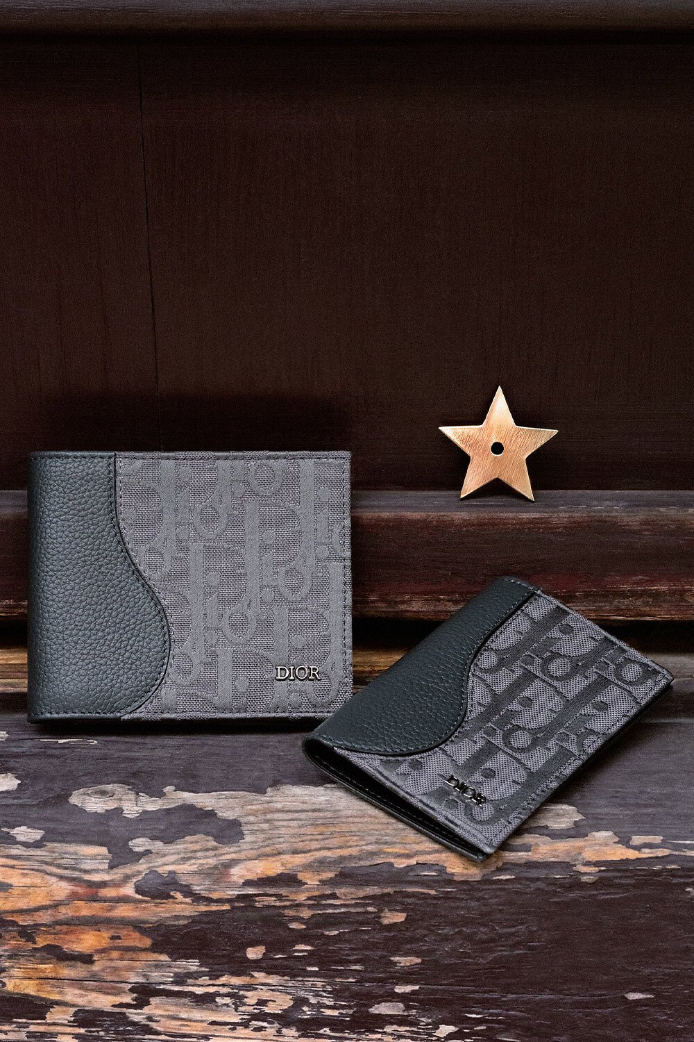 Christian Dior 黒 レザー 名刺入れ - メルカリ