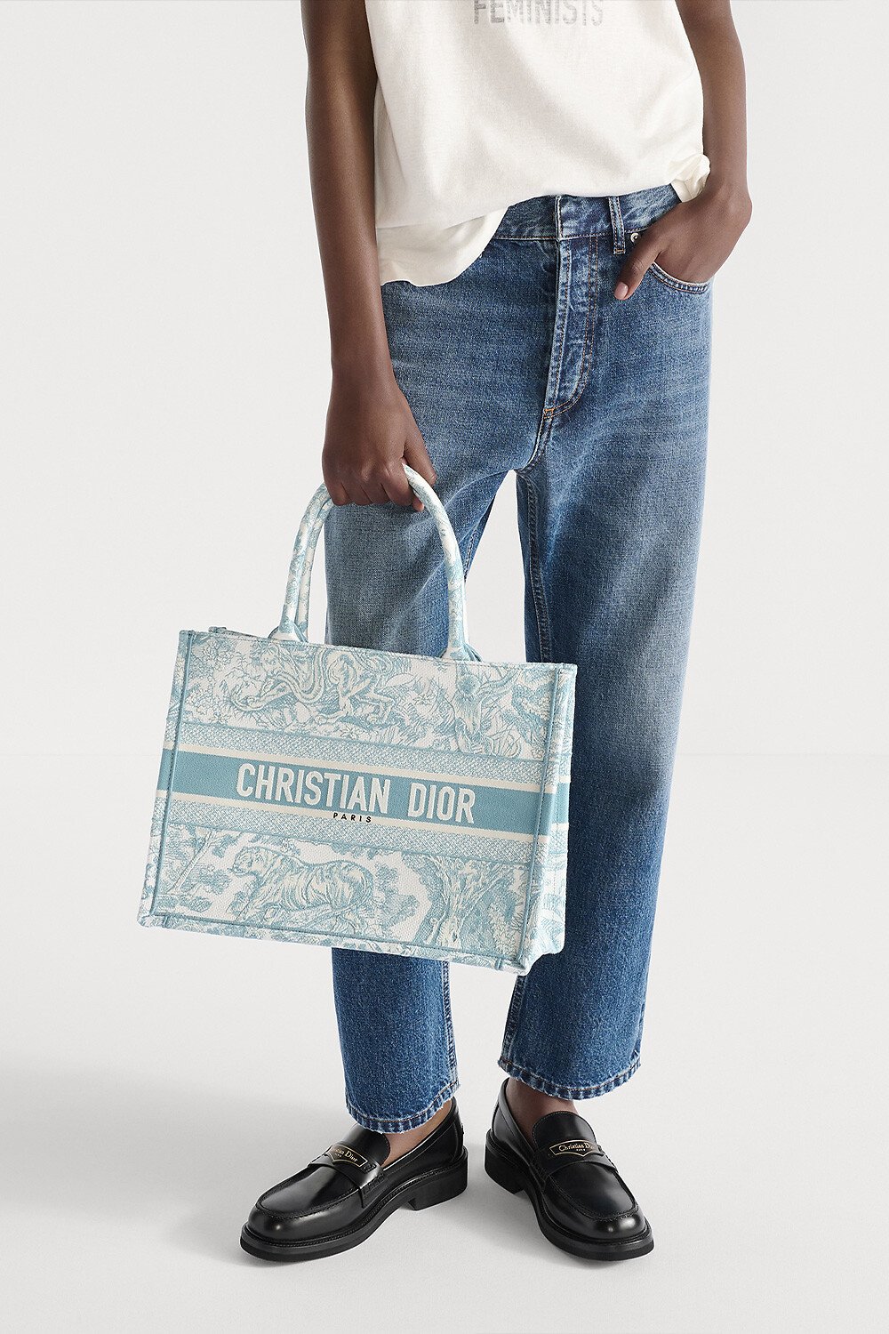 人気カラー♡お洒落上級者【DIOR】BOOK TOTE トートバッグ DIOR | Dior Book Tote バッグ ミディアム トワル ドゥ ジュイ