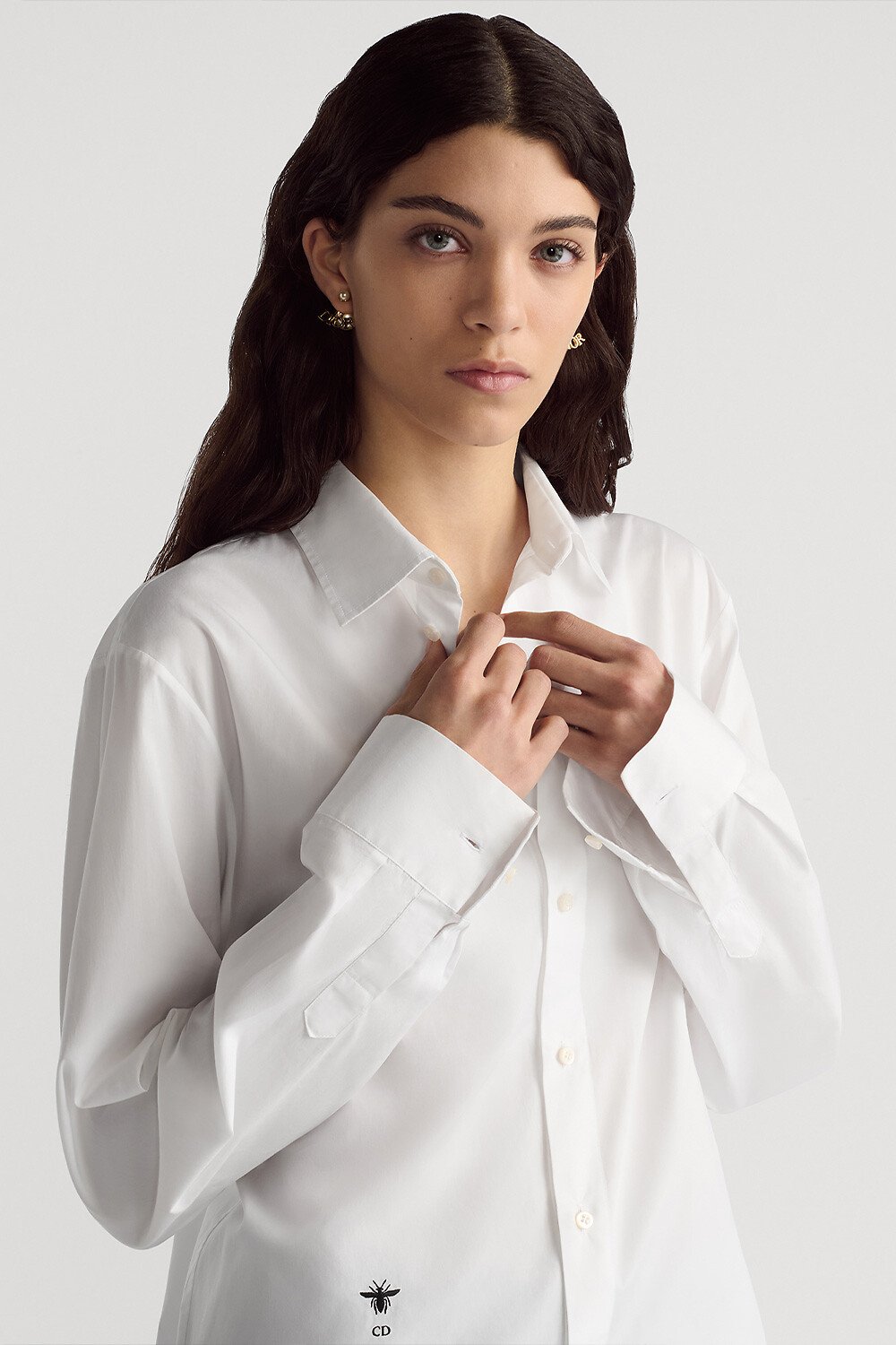 Blouse White Cotton 