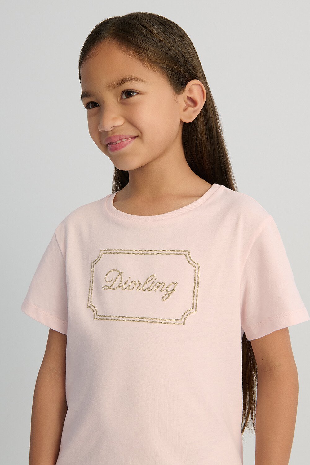 Kids' T-Shirt Pale Pink Cotton Jersey 