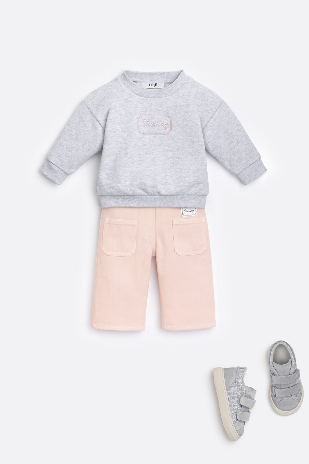 ベビー パンツ コットンギャバジン 