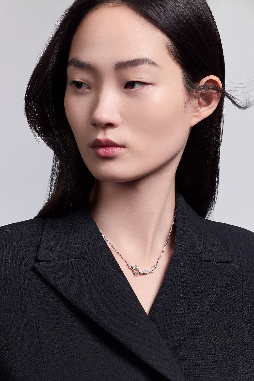 Bois de Rose Necklace White Gold and Diamonds