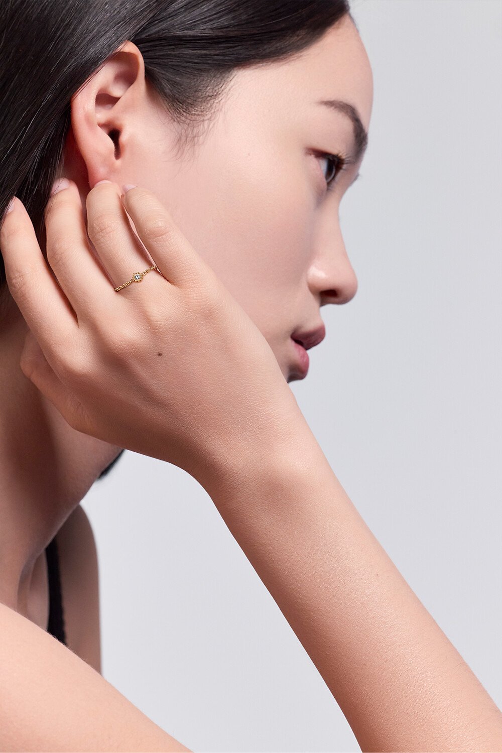 Mimirose Ring Yellow Gold and Diamond 