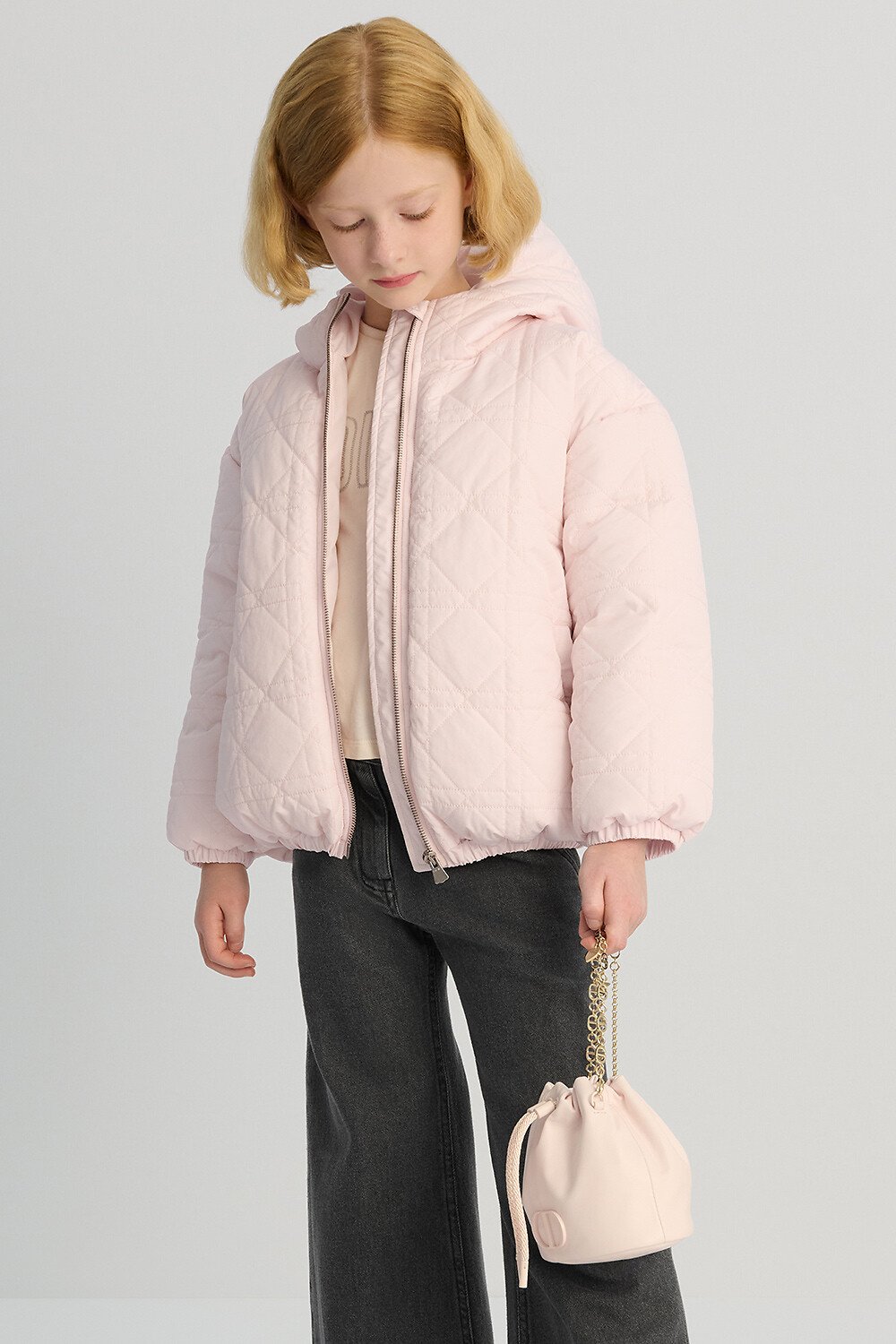 Kids' Purse Pale Pink Lambskin 