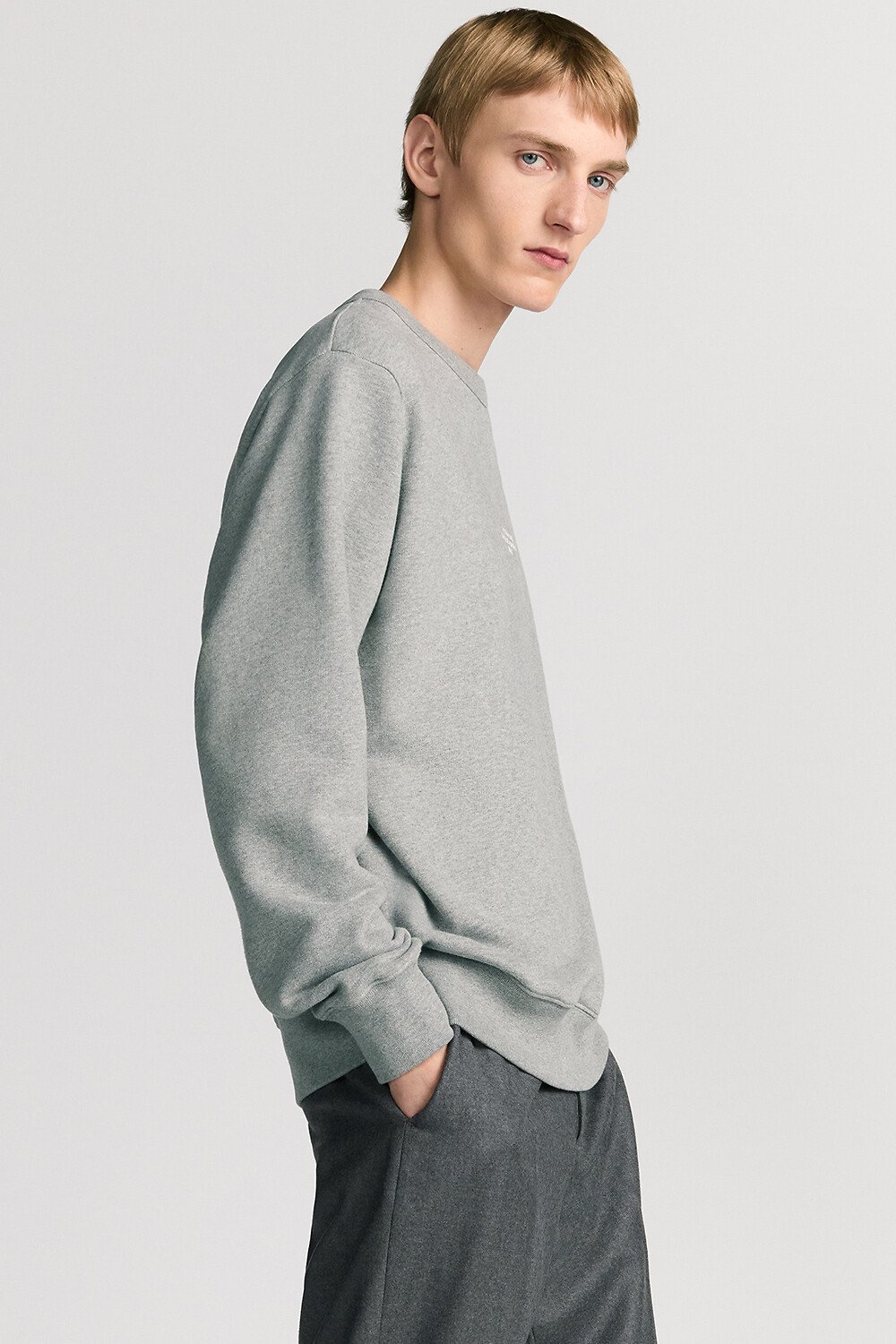 Dior Montaigne 運動衛衣 灰色全棉抓毛絨 