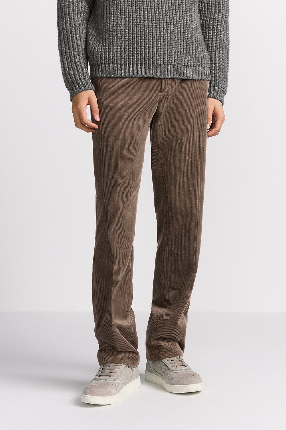Dior Icons Pants Brown Cotton and Cashmere Corduroy 