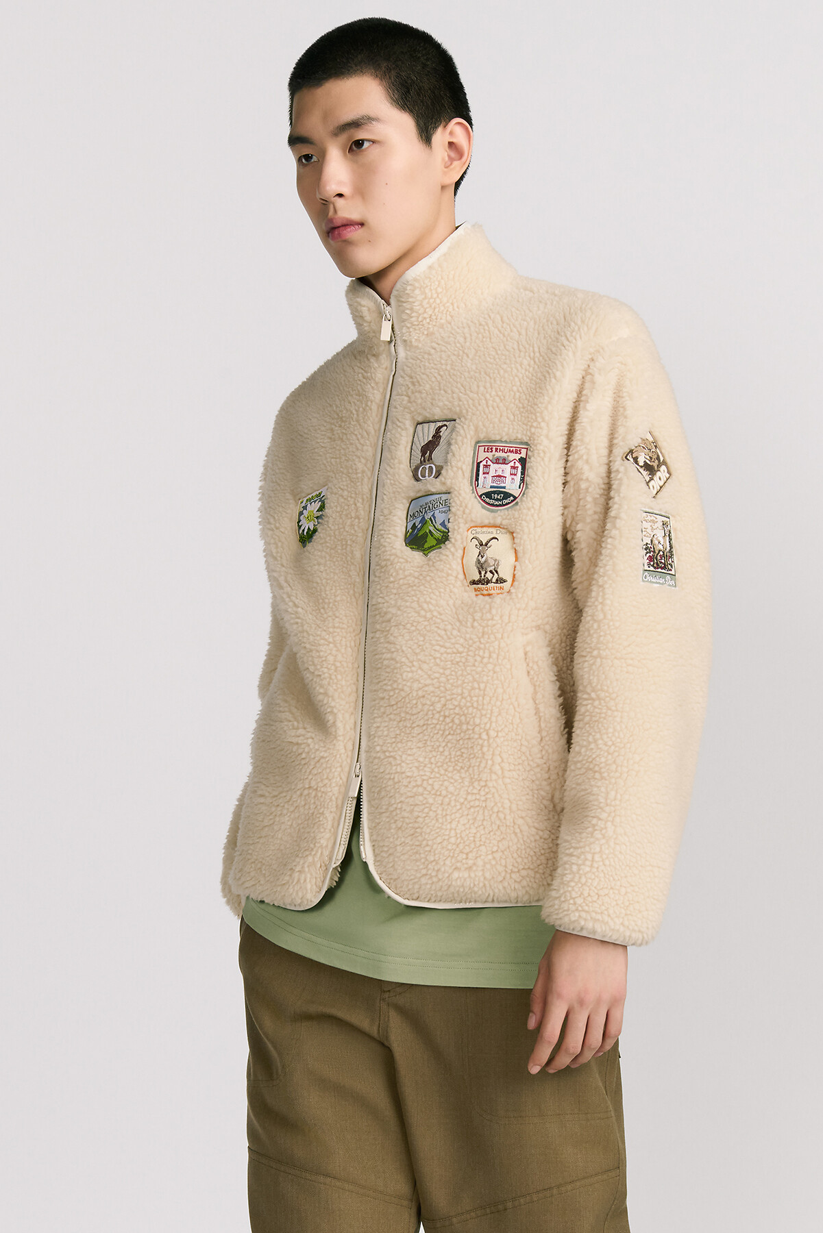 Dior Mountain Fleece Ivory Technical Fleece 