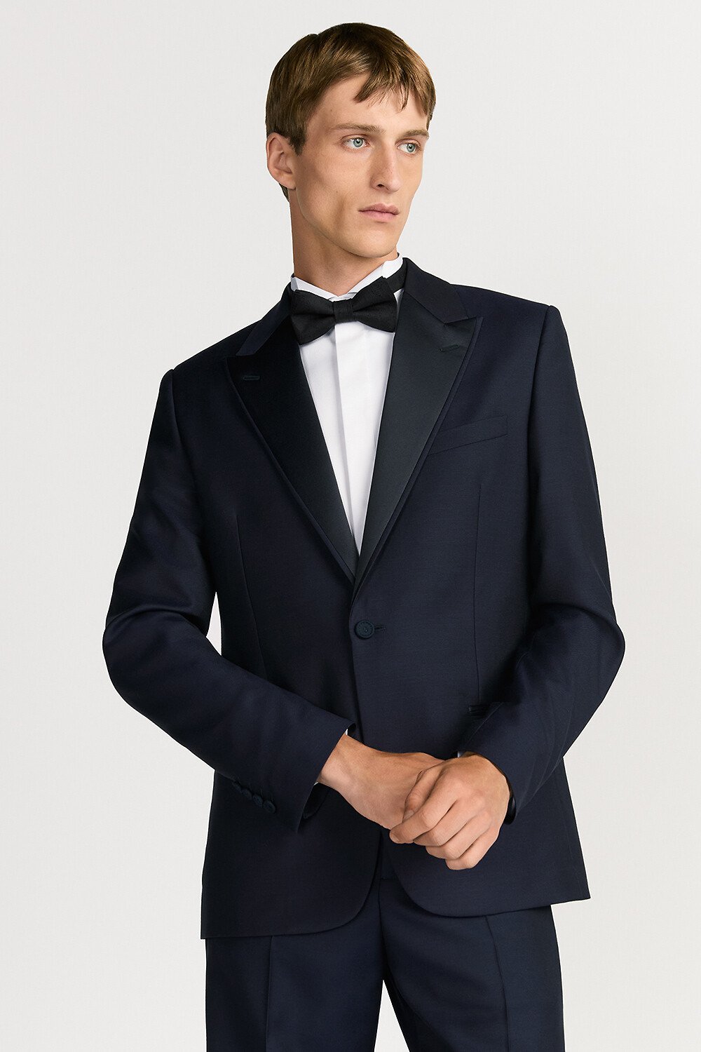 ジャケット ウール & モヘヤ ジャカード