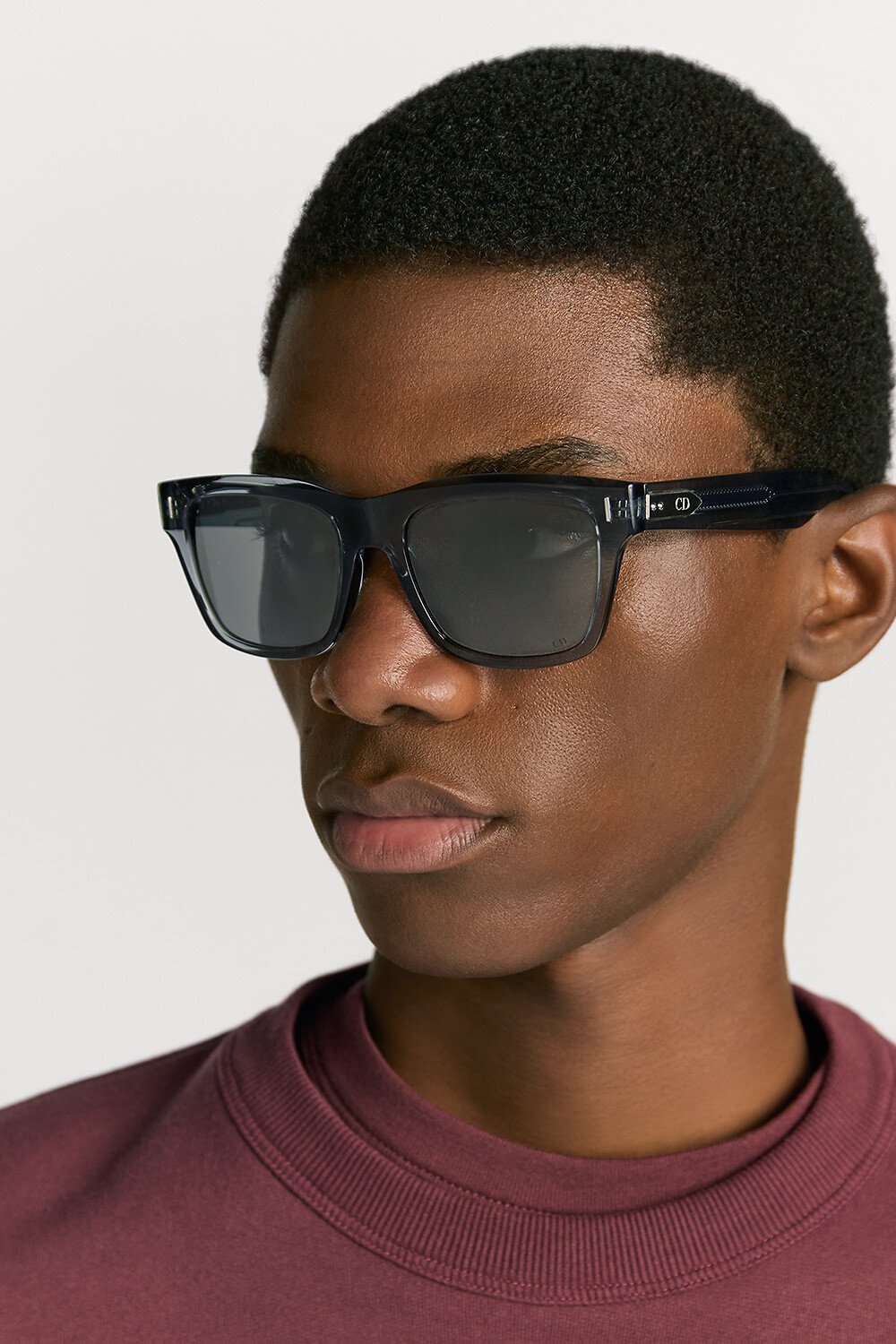 DiorTailoring S1F แว่นตากันแดดทรงสี่เหลี่ยมสีดํา