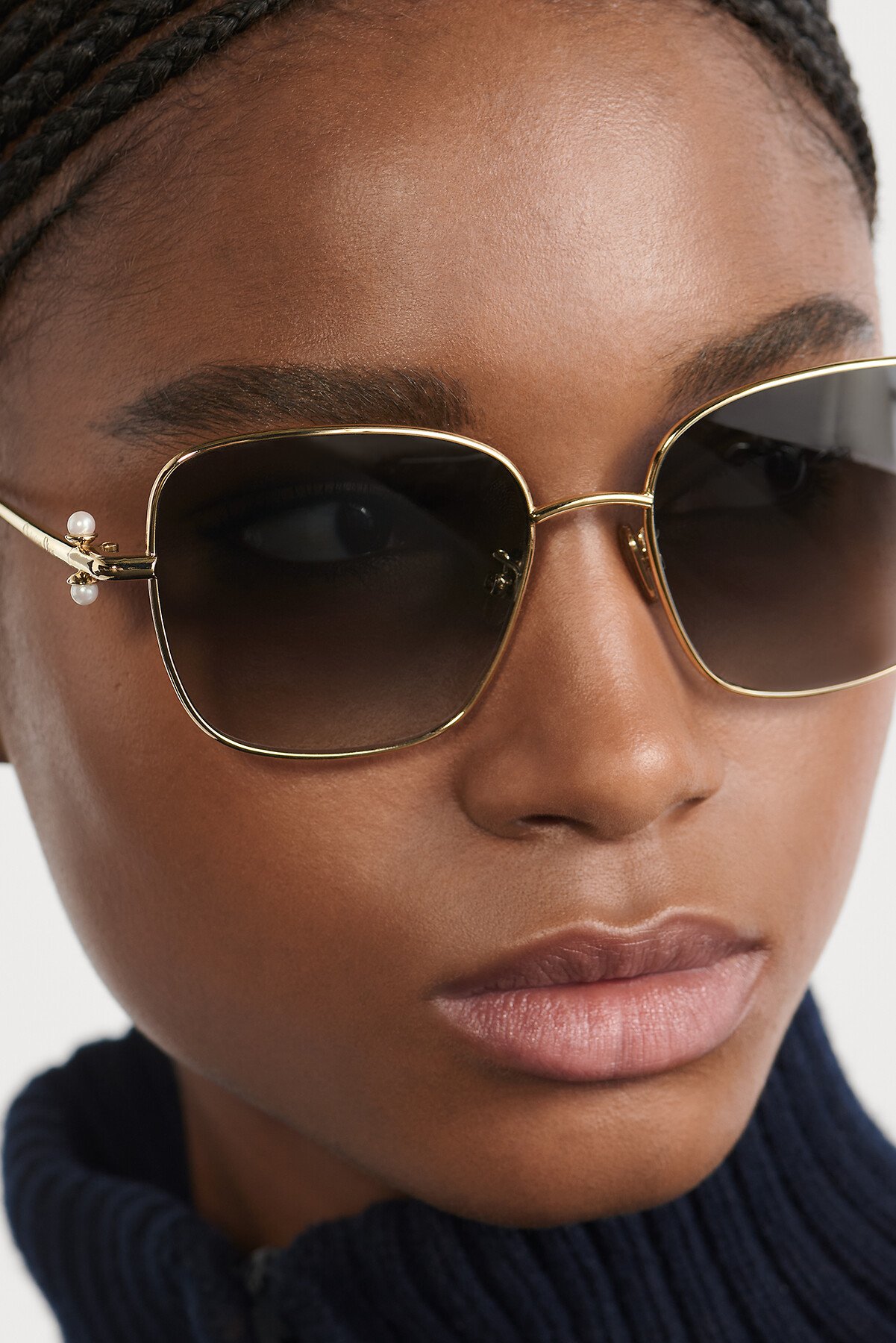 DiorTribales S1U 선글라스 그레이 그라데이션 스퀘어 