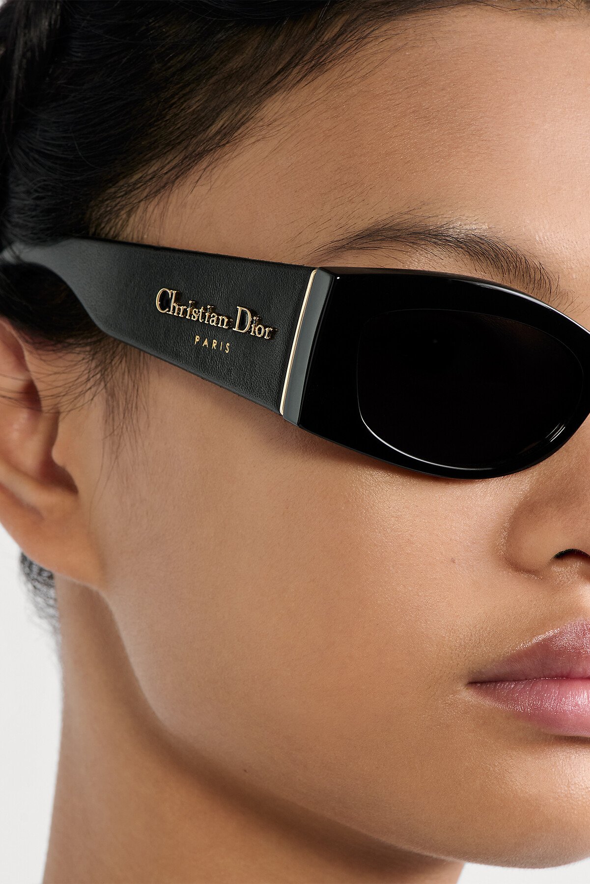 DiorOmbre S1F Black Rectangular Sunglasses