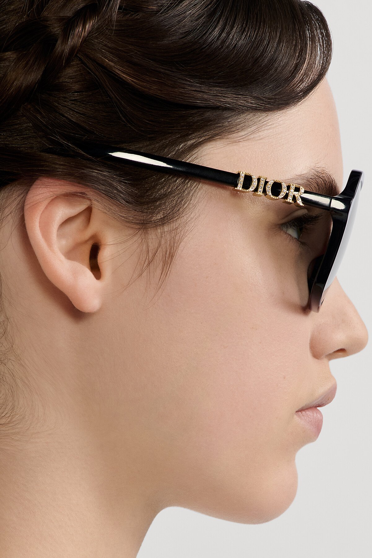 DiorTreasure S1F 선글라스 블랙 스퀘어 