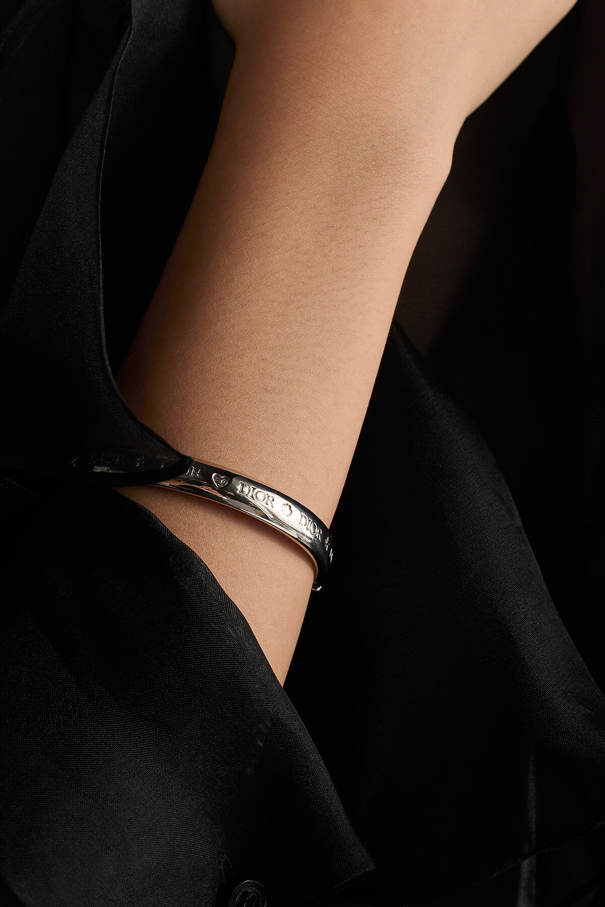 Dior Trésor Bangle Silver-Finish Metal 