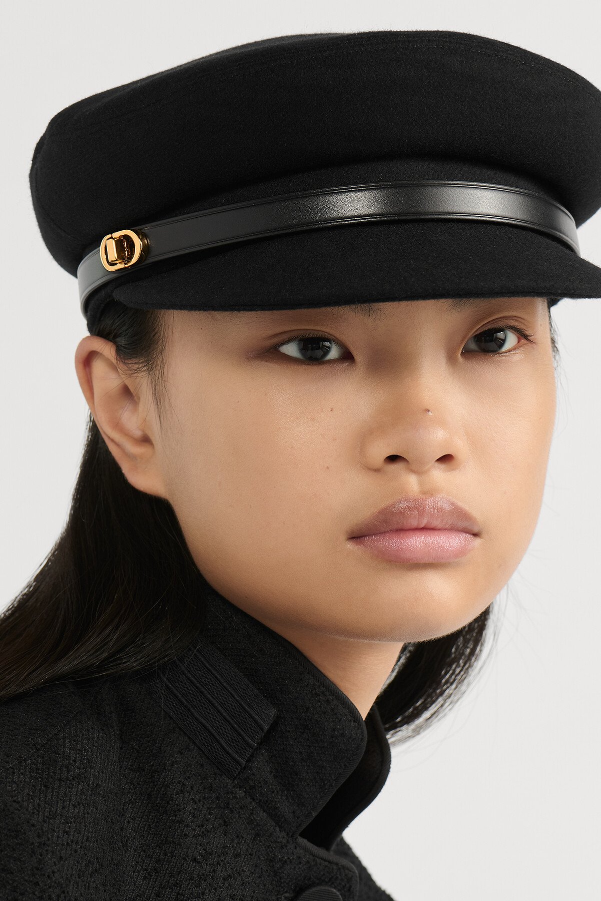 Dior Travel Cap Black Wool Felt 