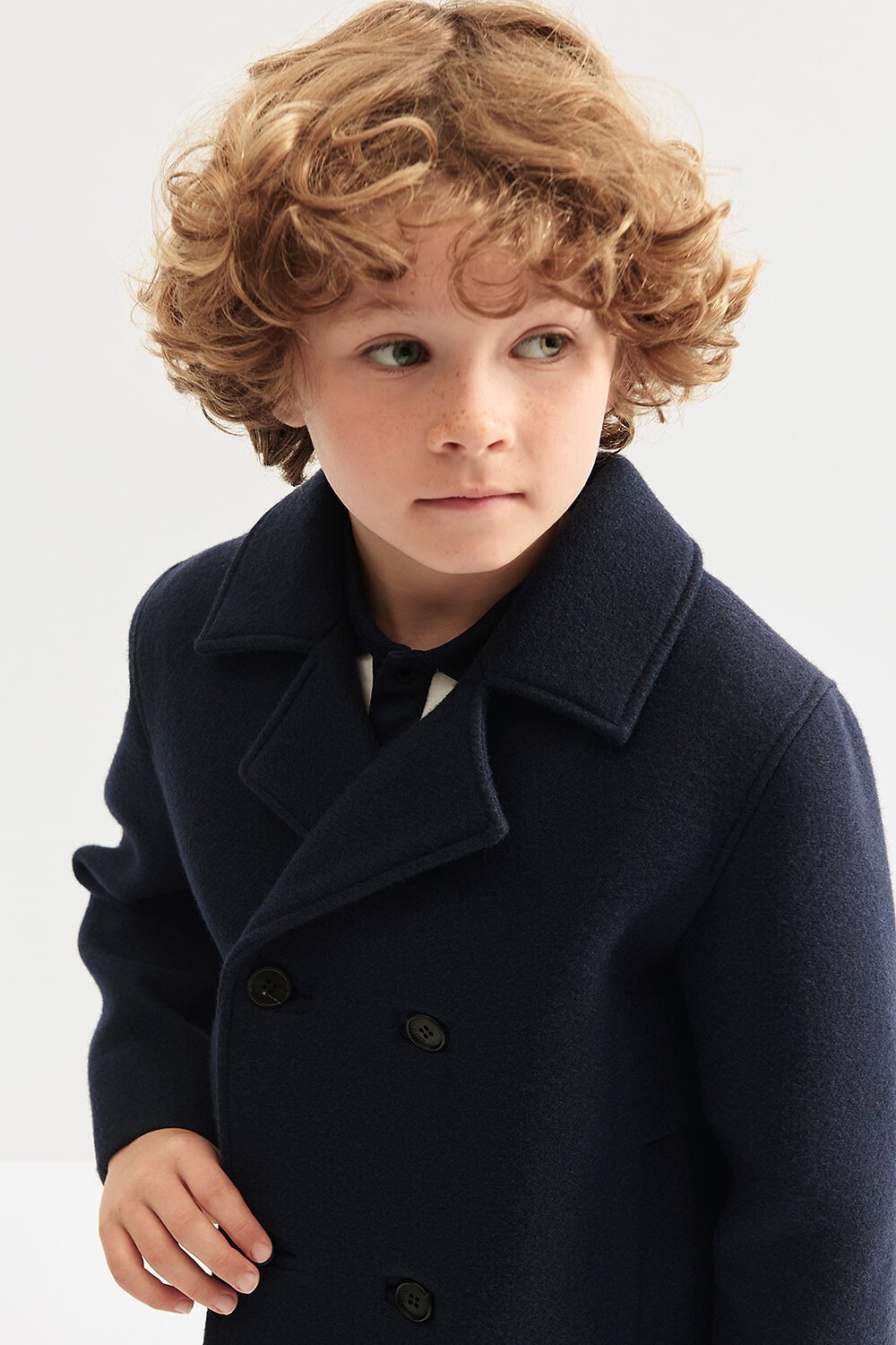 キッズ ピーコート アルパカ