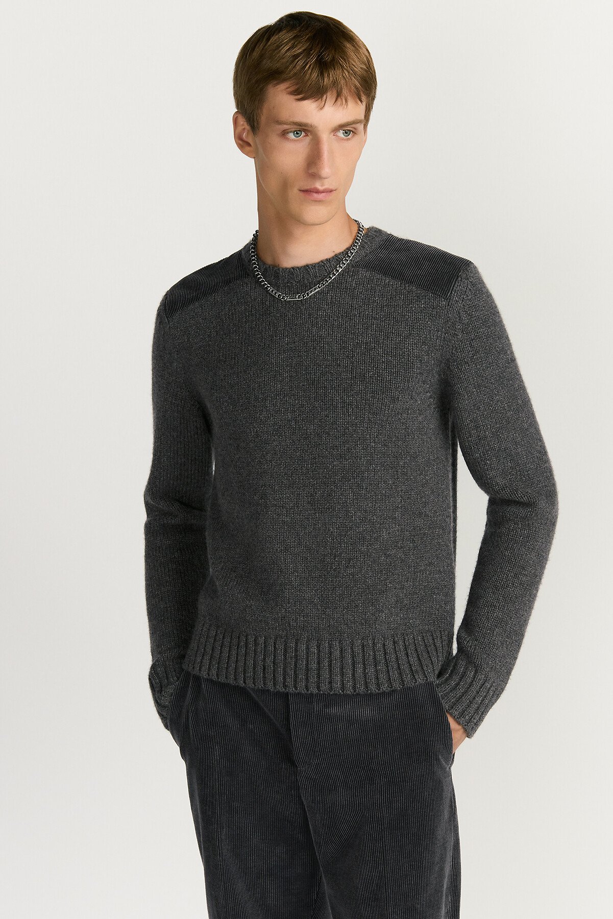 Dior Icons Sweater Gray Cashmere Jersey 