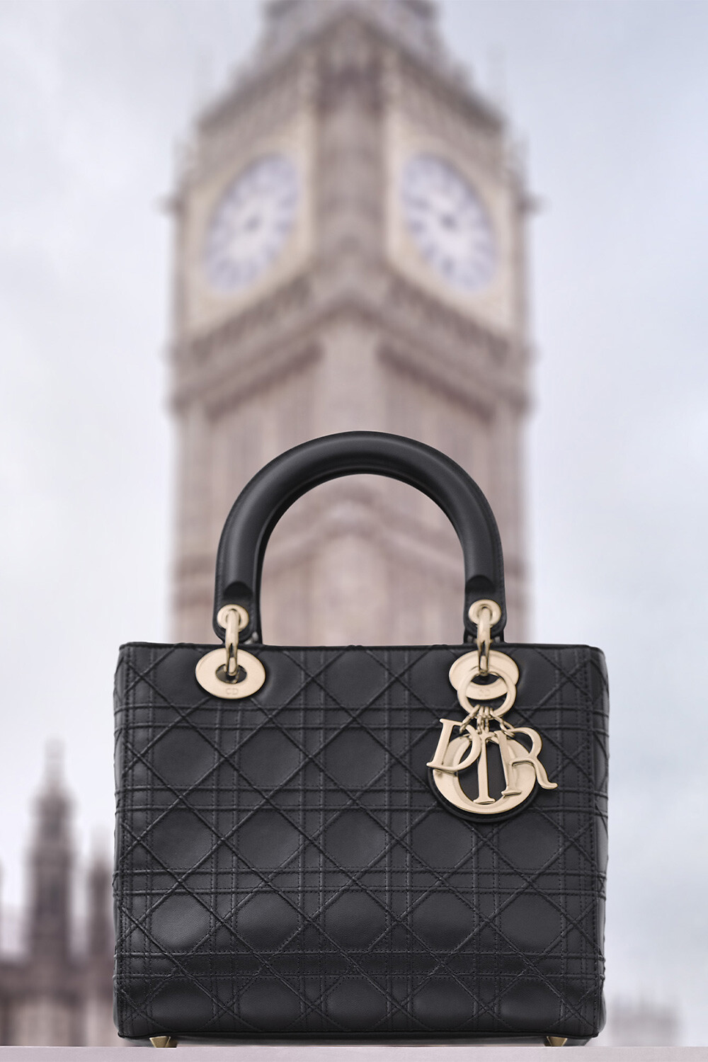 【直営・関税送料込】Lady Dior Freesia Ca CHRISTIAN DIOR Lambskin Cannage Small Lady Dior Fraise