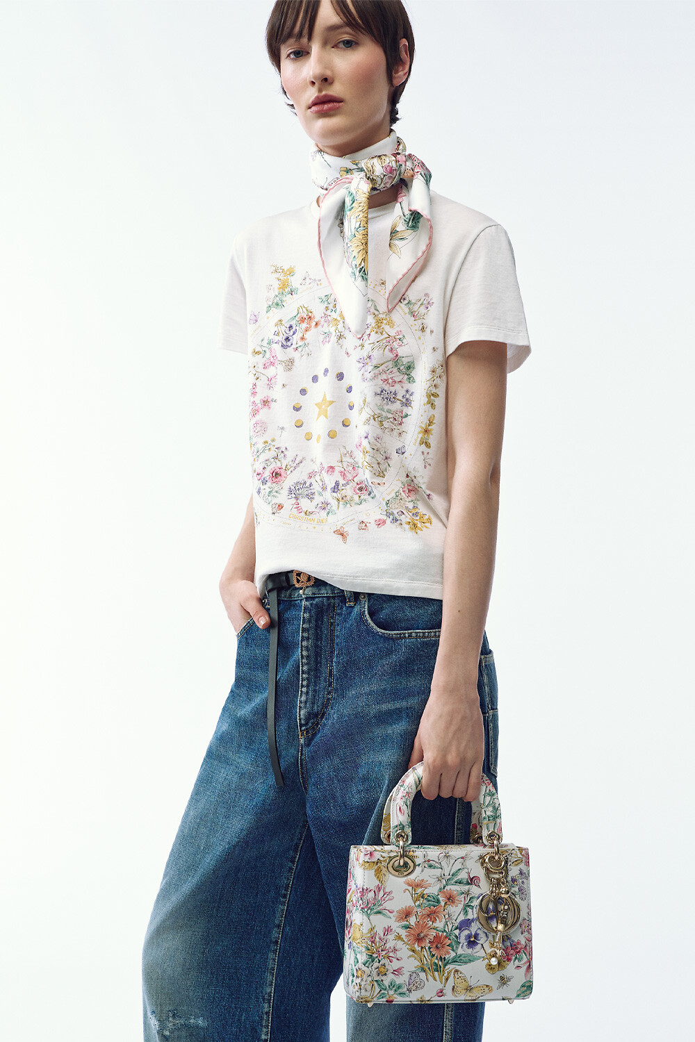 M03/030 クリスチャンディオールブティック トップス Vネック ビスチェ Christian Dior 美品 21aw クリスチャンディオール ラップ