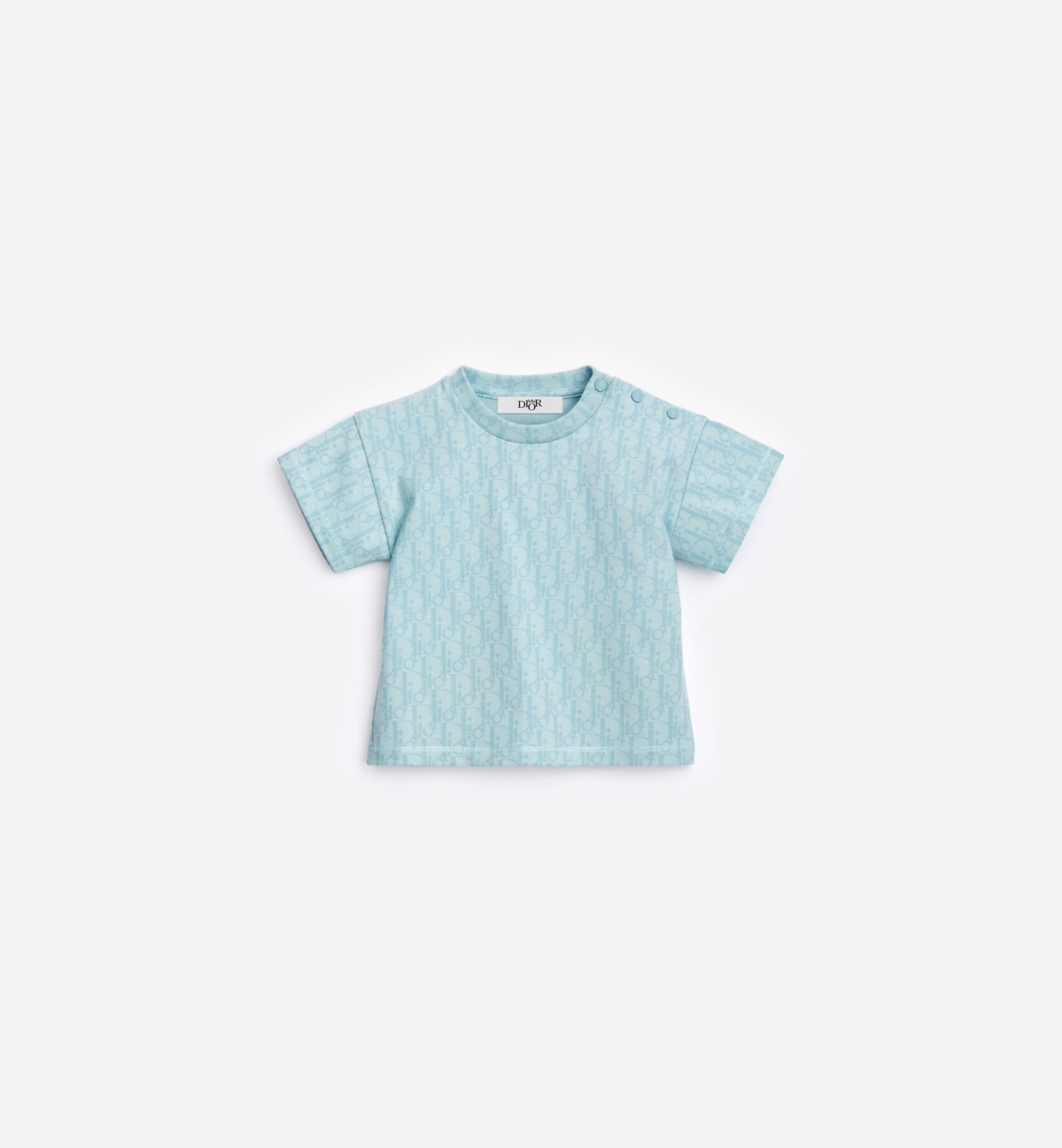 Baby DIOR ベビーピンクTシャツ　24ヶ月 Baby T-Shirt Pink Ribbed Cotton Jersey | DIOR