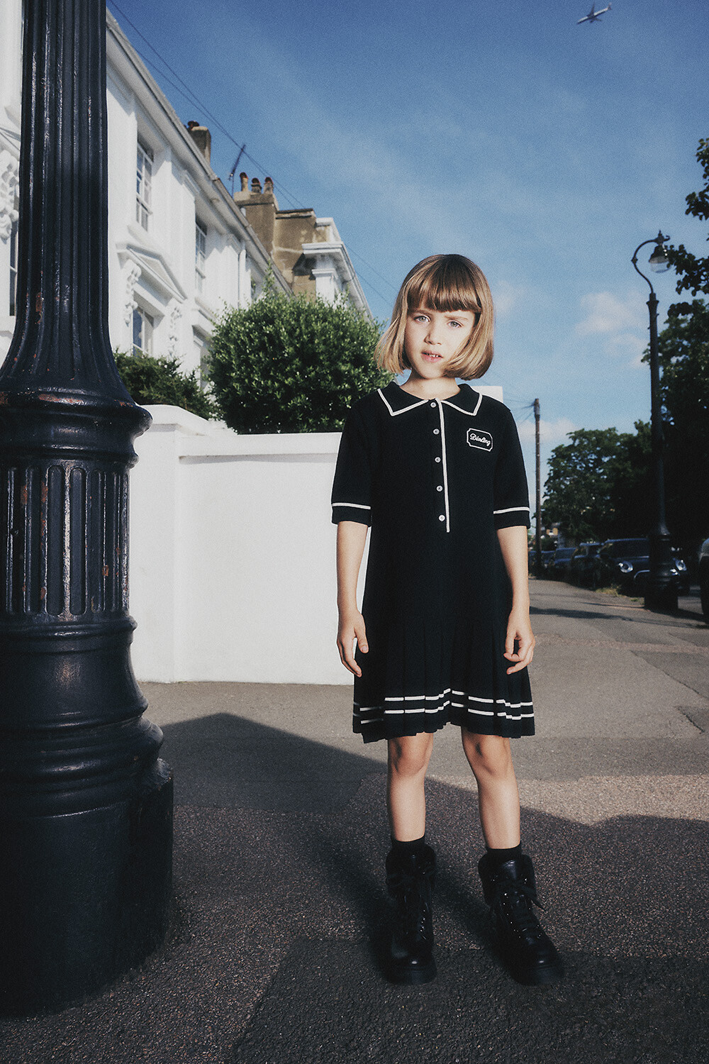 Dior Icons Overshirt Navy Blue Silk Twill | DIOR