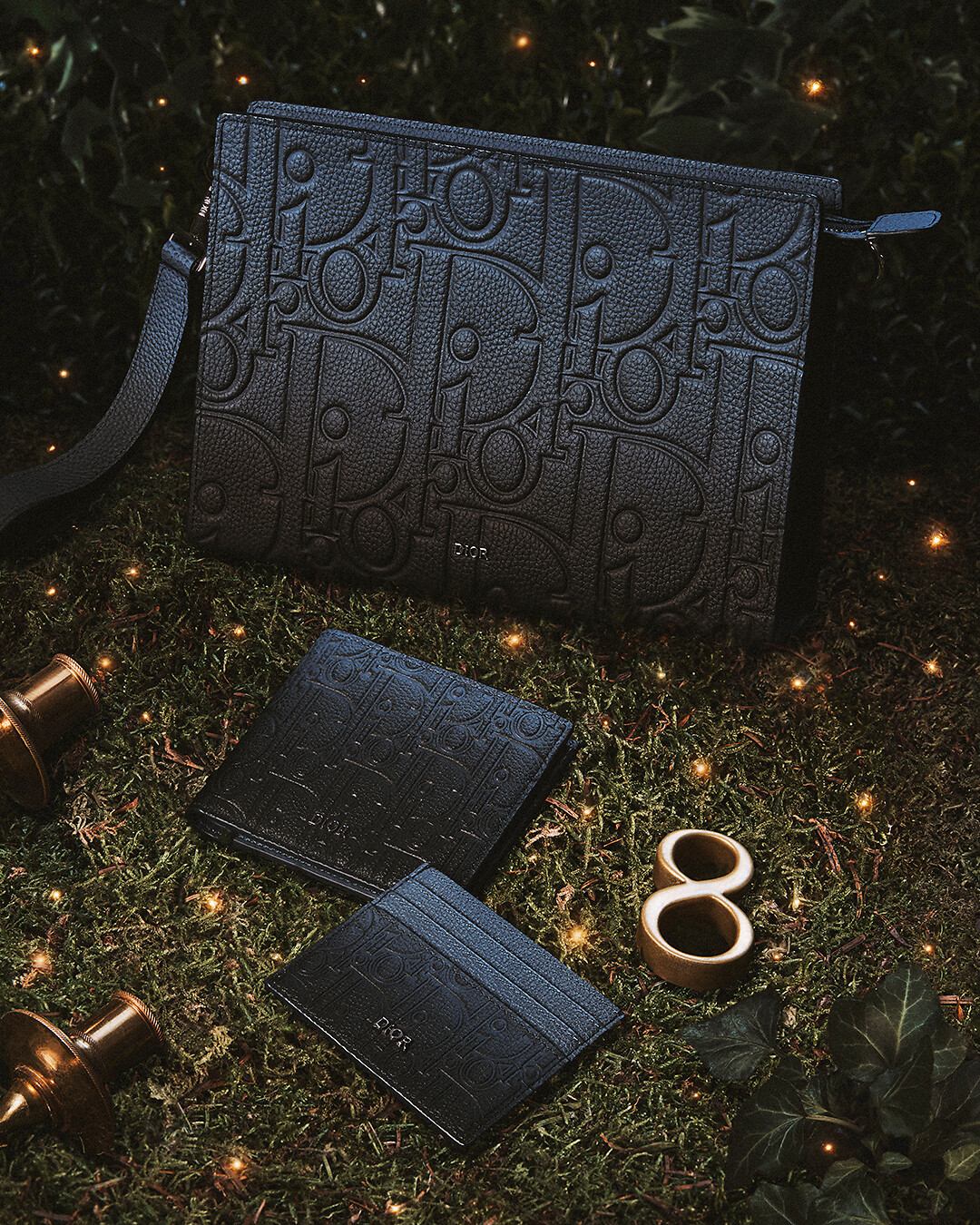 DIOR | Lady Dior Freesia カードホルダー カナージュ パテントカーフ