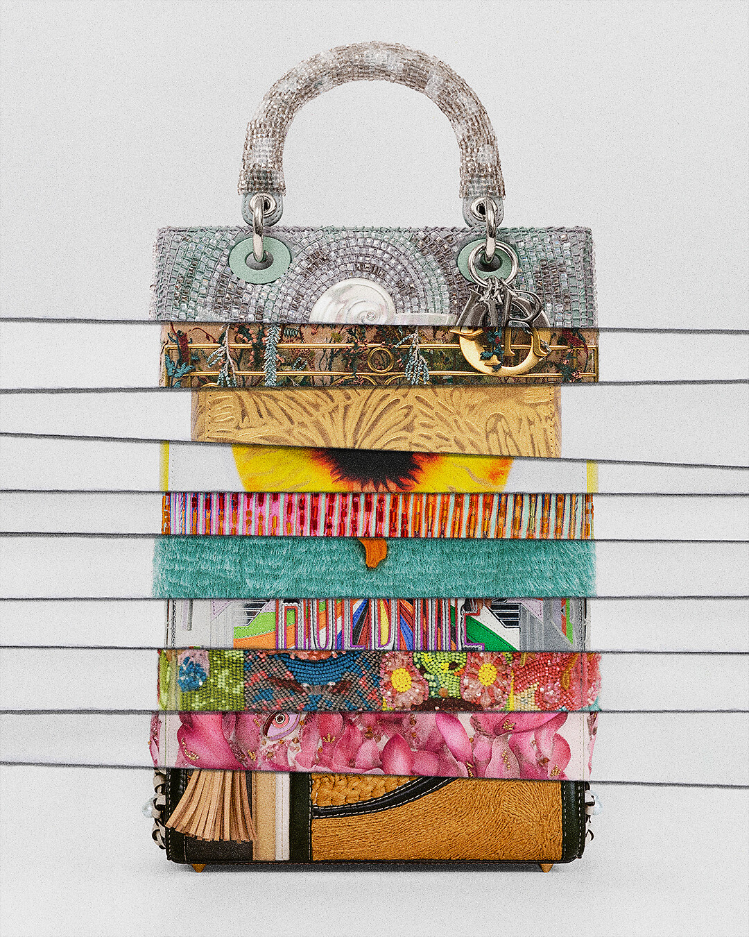 最安値 レディディオール ladydior ハートキルティング abcdior クリスチャンディオール CHRISTIAN DIOR レディディオール スモール