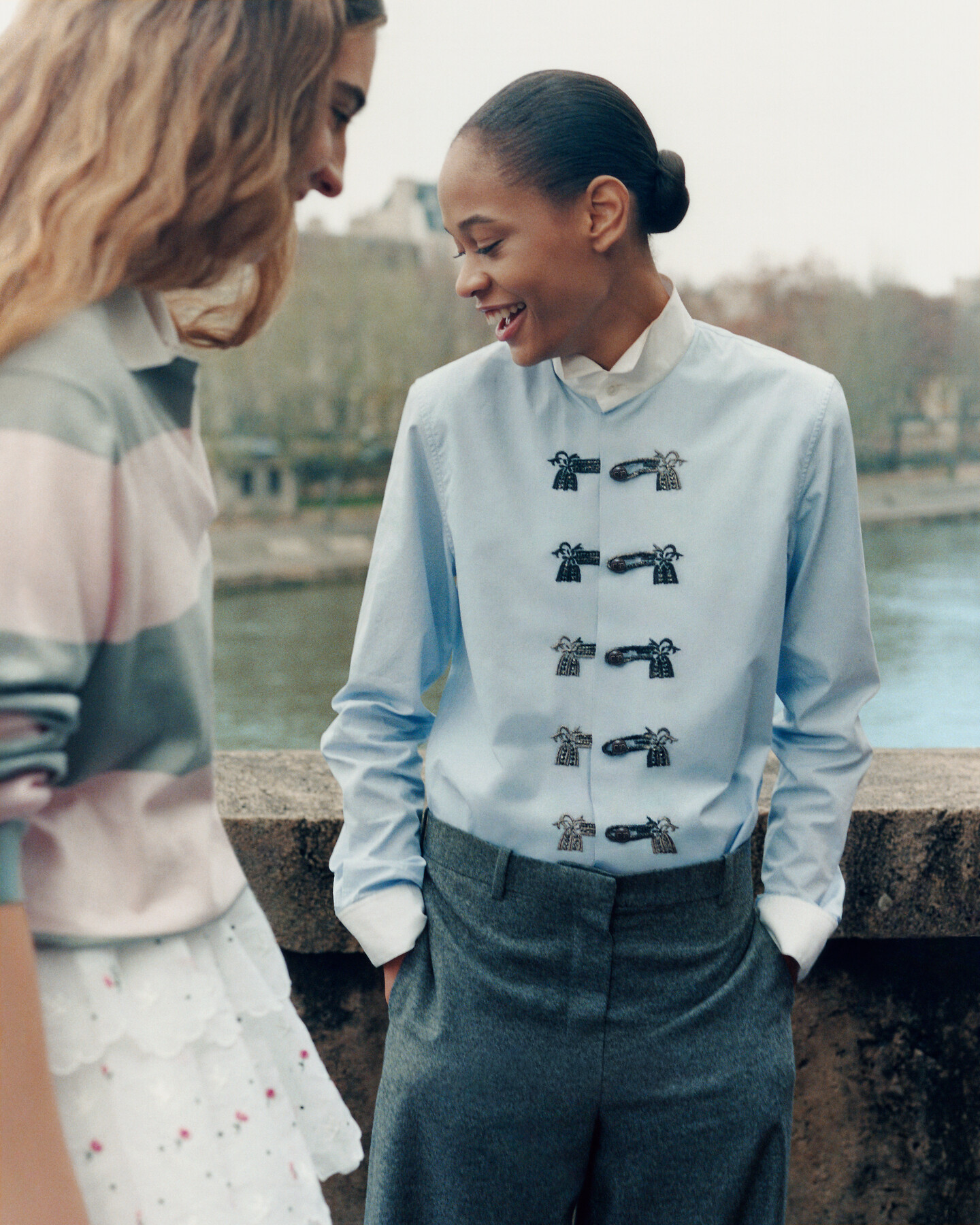 Baby Beanie Heathered Beige Wool- and Cashmere-Blend Knit | DIOR