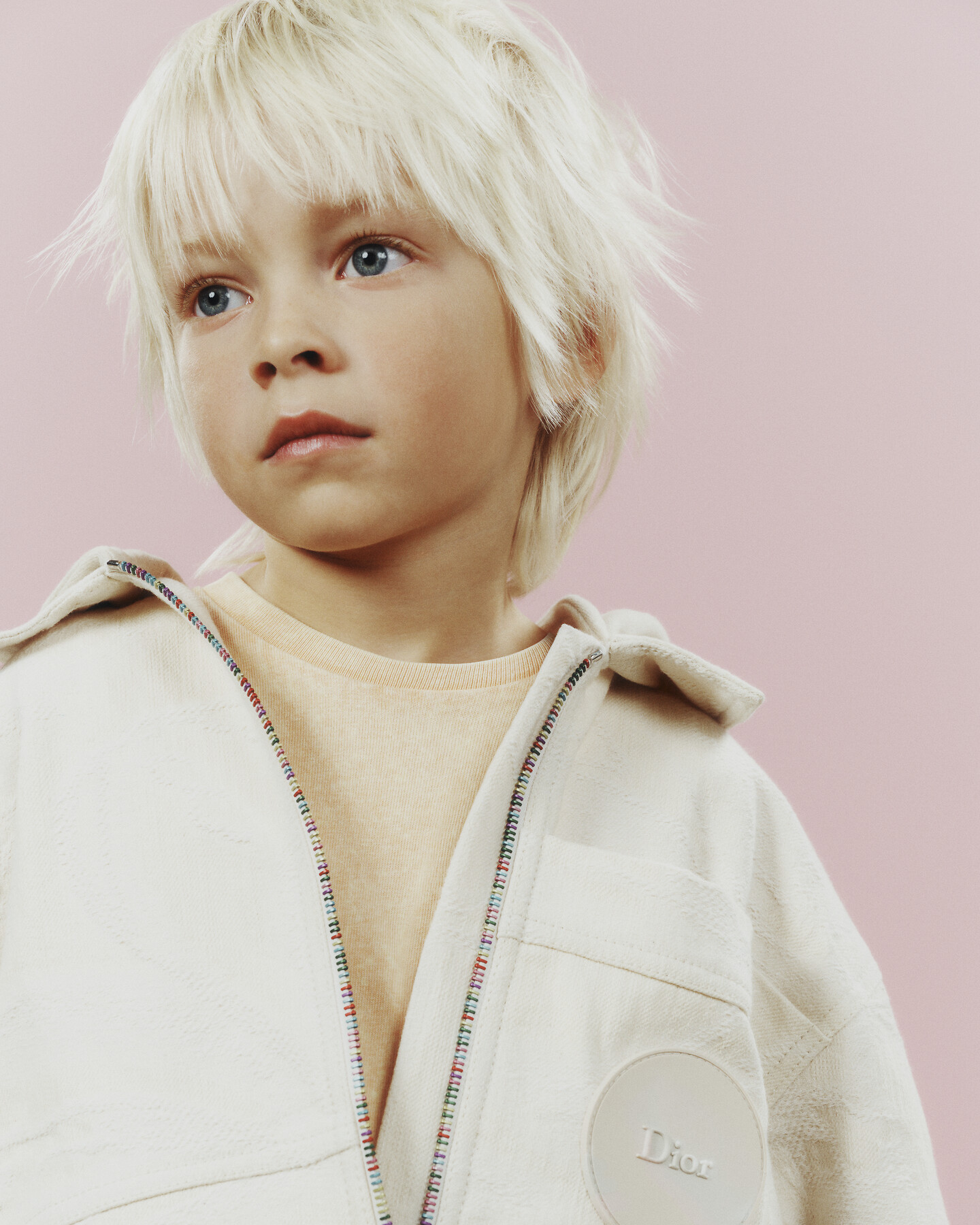 DIOR | キッズ フード付き ジップアップ スウェットシャツ コットン